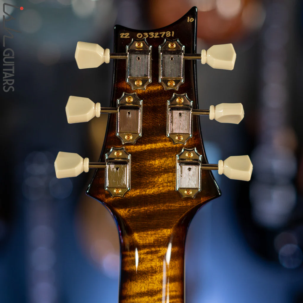 PRS McCarty 594 10 Top Quilt Black Gold Smoked Wrap - Image 12