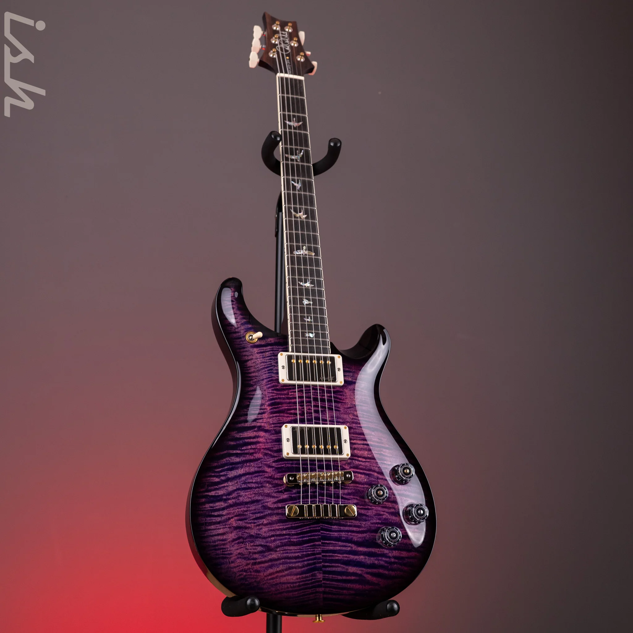 PRS McCarty 594 10-Top Sprayer's Choice Purple Hollowflake Back/Neck - Image 2