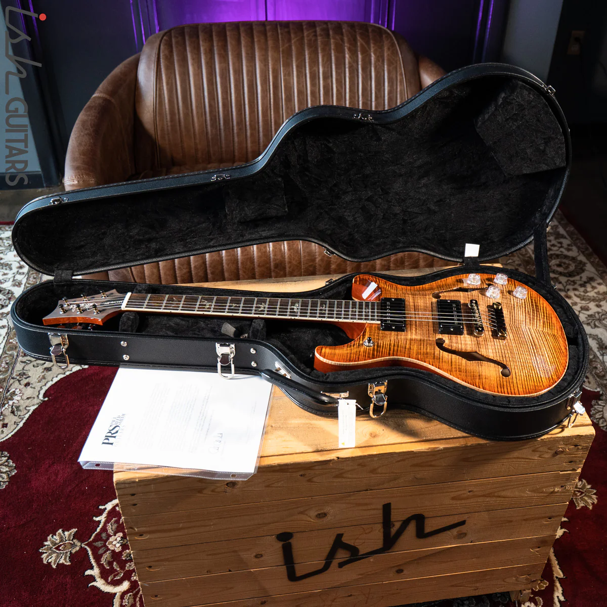PRS McCarty 594 Hollowbody II Wood Library Autumn Sky - Image 18