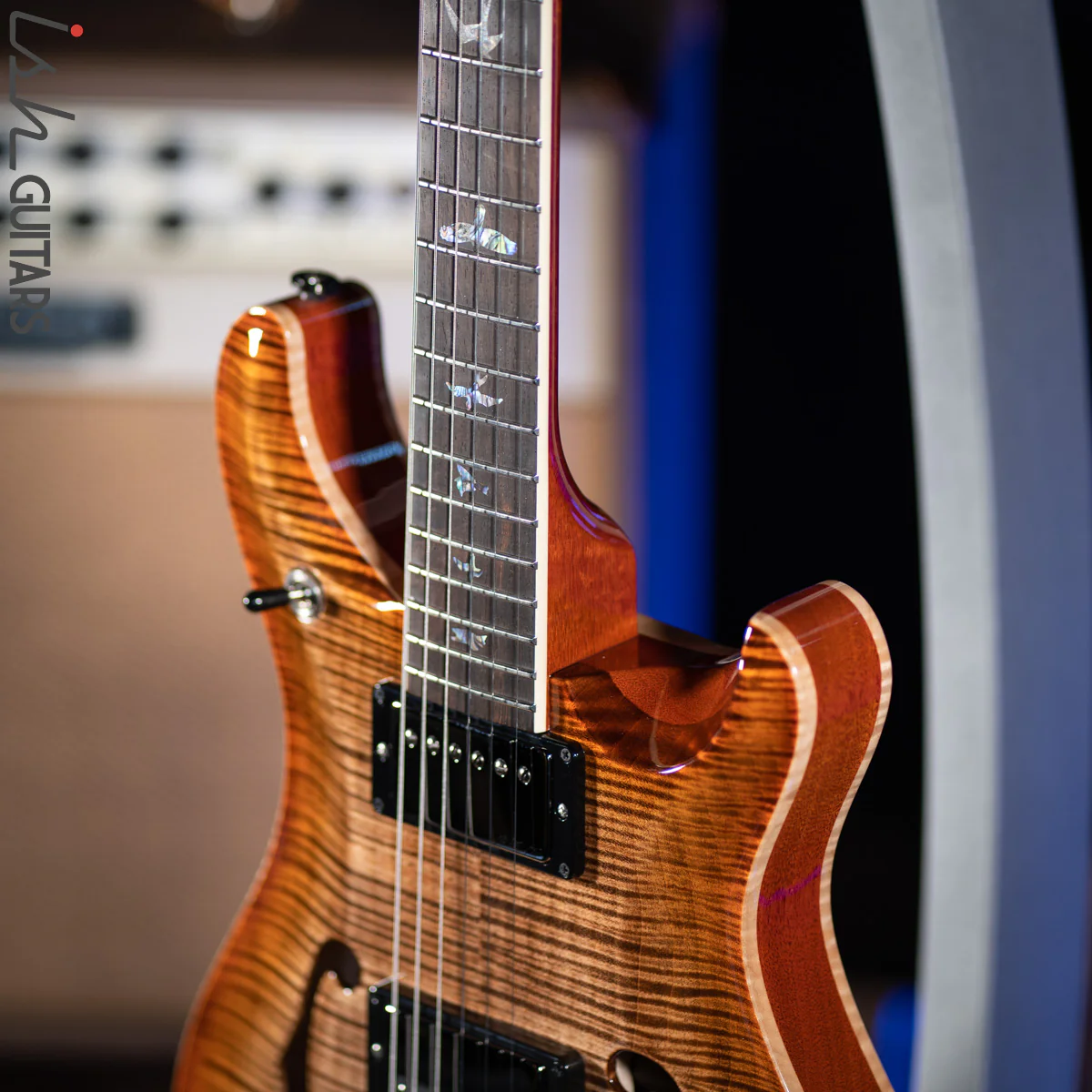 PRS McCarty 594 Hollowbody II Wood Library Autumn Sky - Image 7