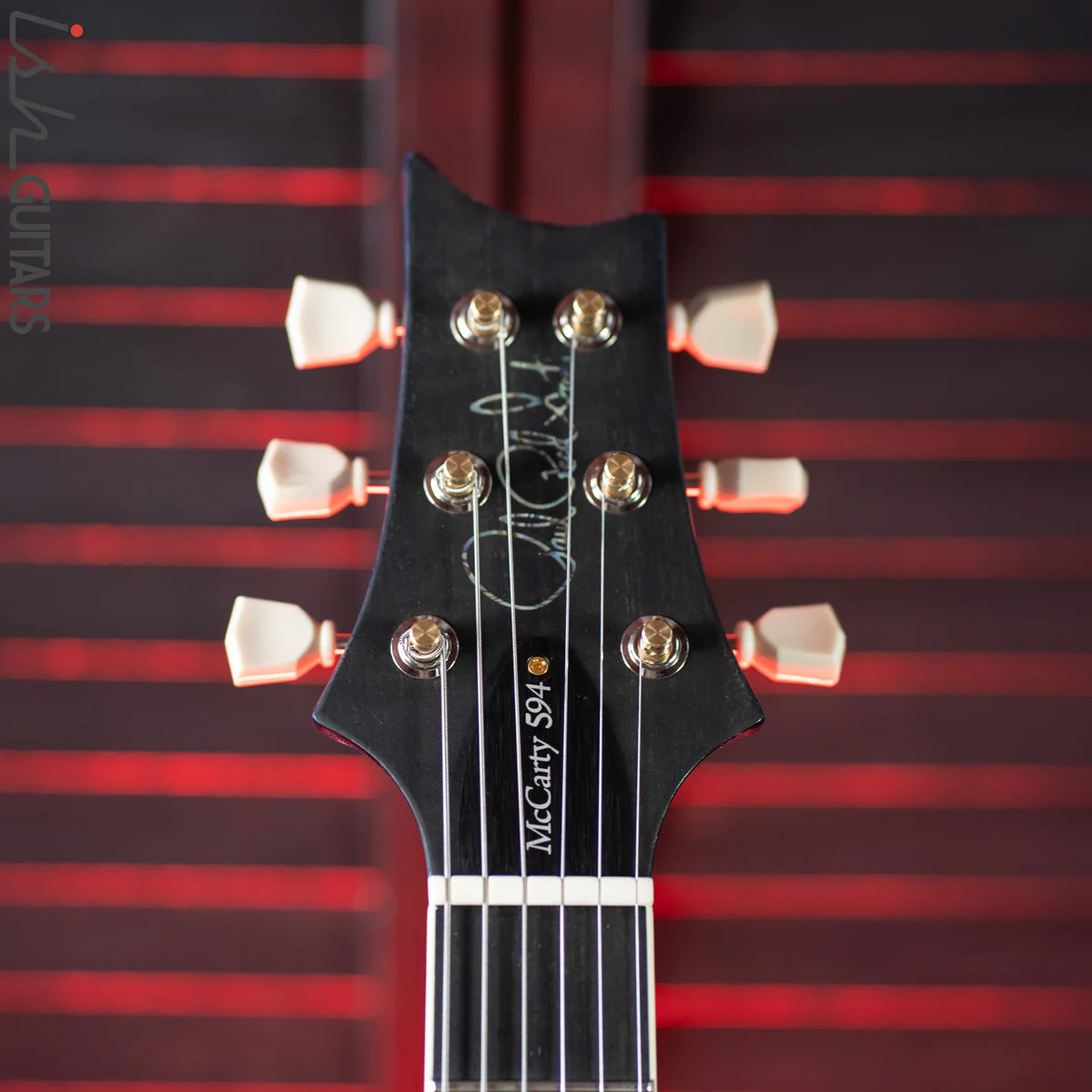 PRS McCarty 594 Hollowbody II Charcoal Blue Burst 10 Top - Image 7