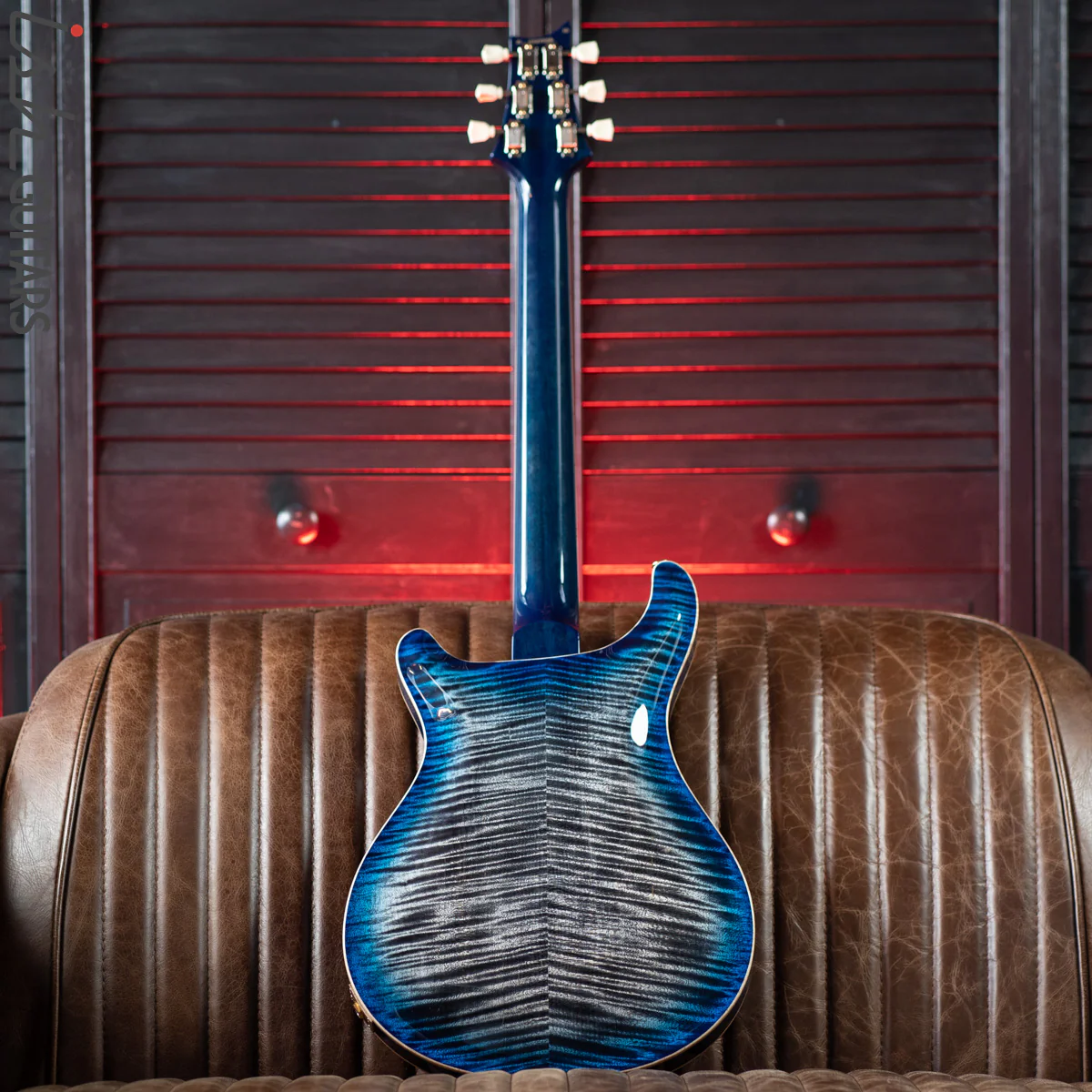 PRS McCarty 594 Hollowbody II Charcoal Blue Burst 10 Top - Image 8
