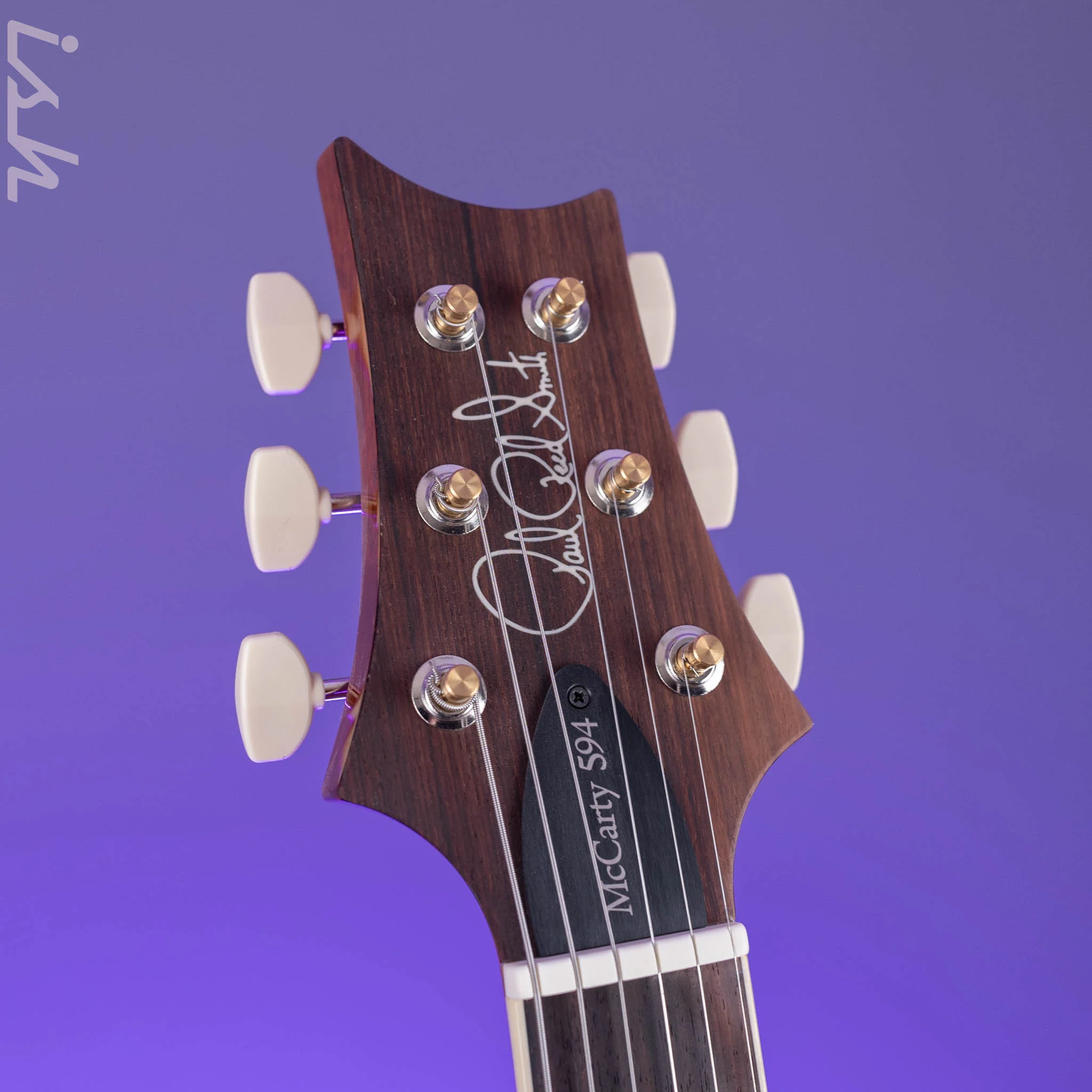 PRS McCarty 594 Hollowbody II Electric Guitar Gold Top - Image 5