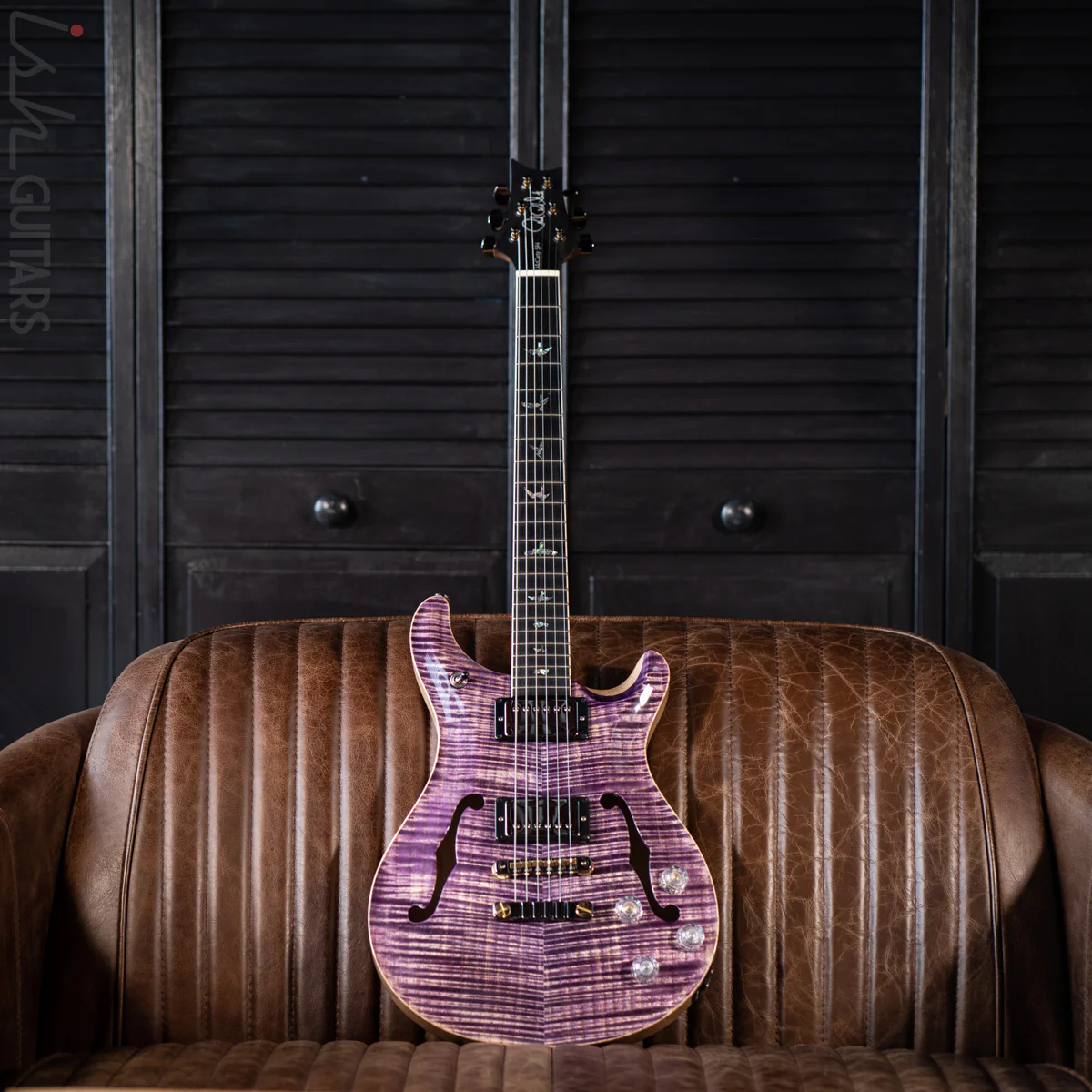 PRS McCarty 594 Hollowbody II Wood Library Faded Purple - Image 2