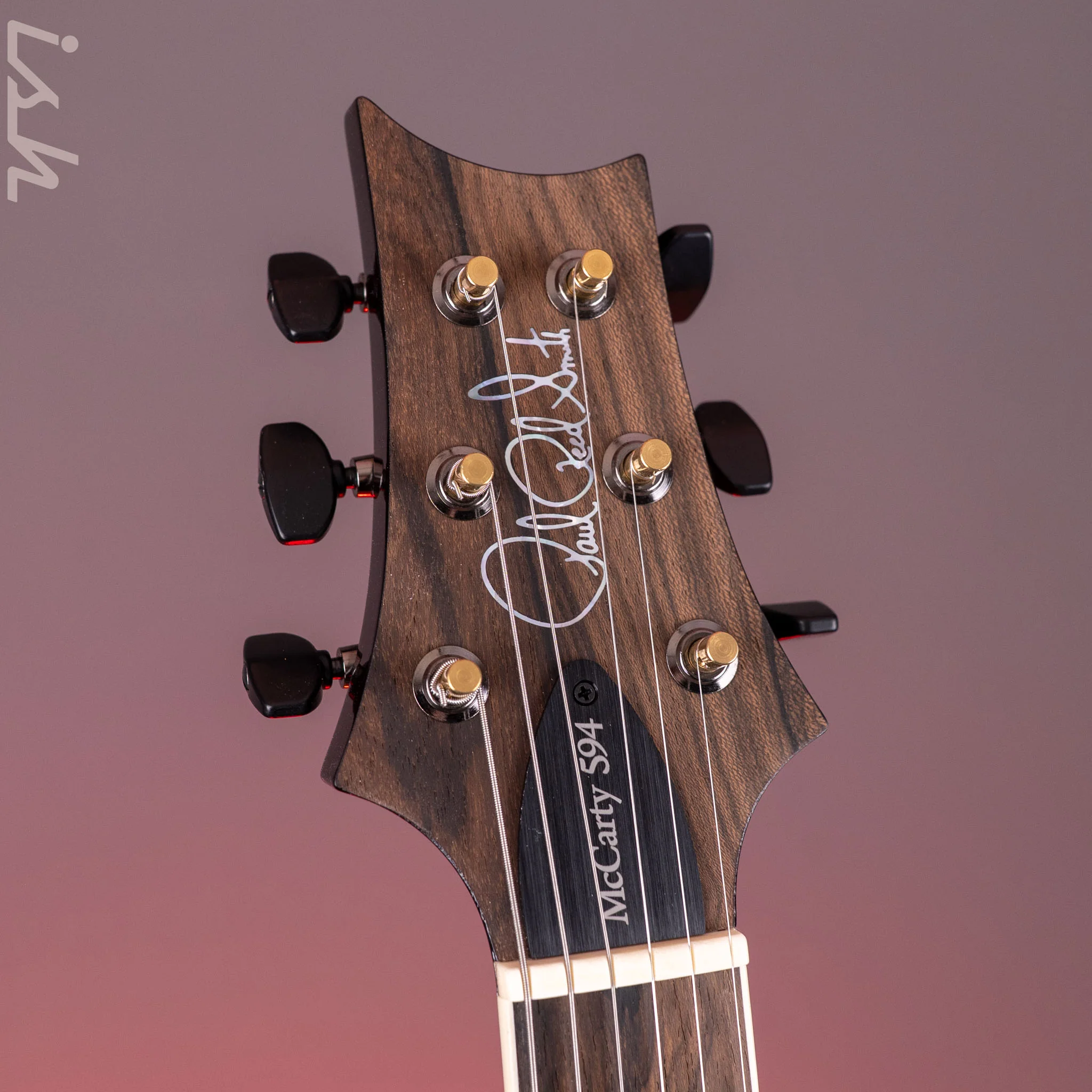 PRS McCarty 594 Mango Top Limited Edition Black Gold Burst (Natural Binding) - Image 7