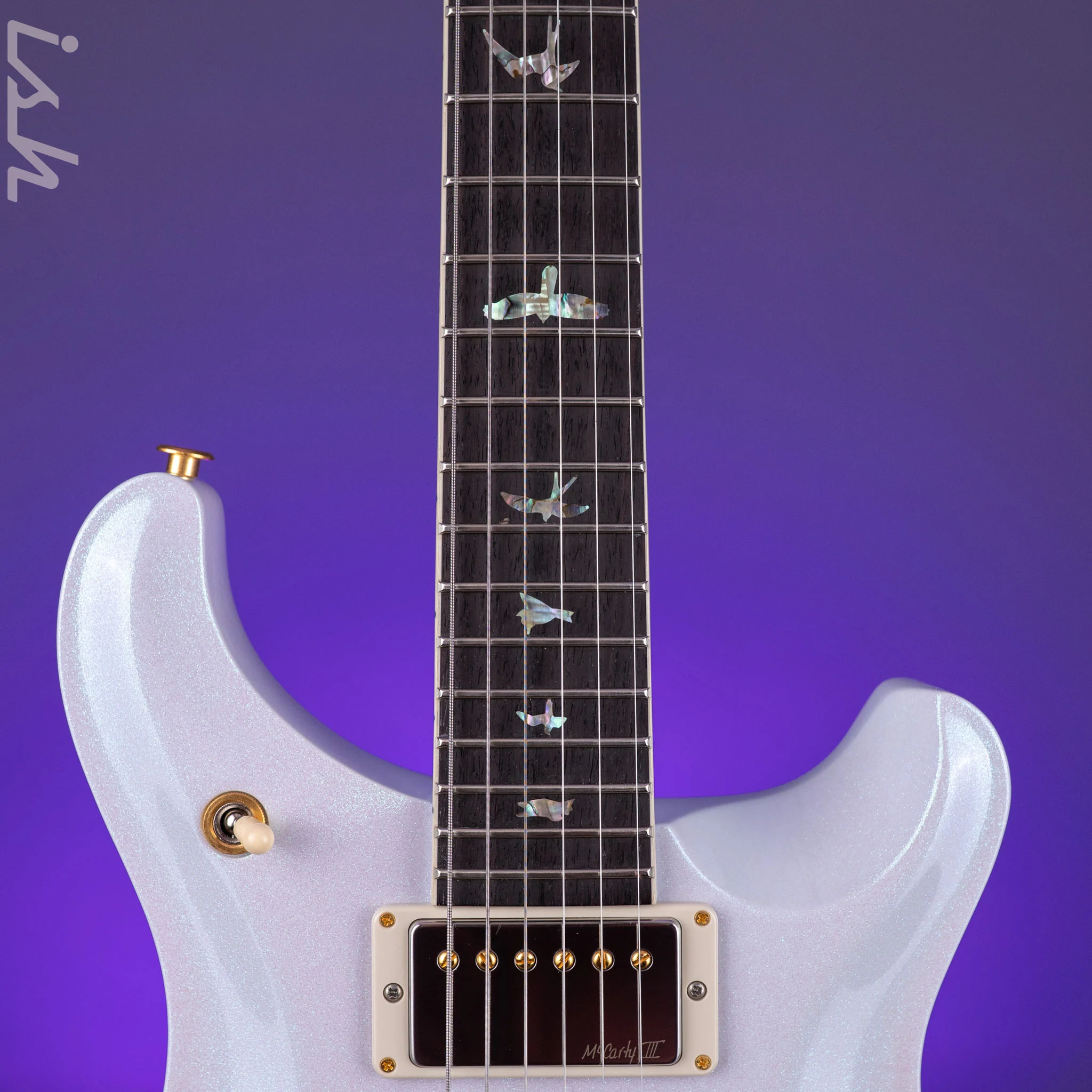 PRS McCarty 594 Pearl White Sparkle Sprayer's Choice - Image 6