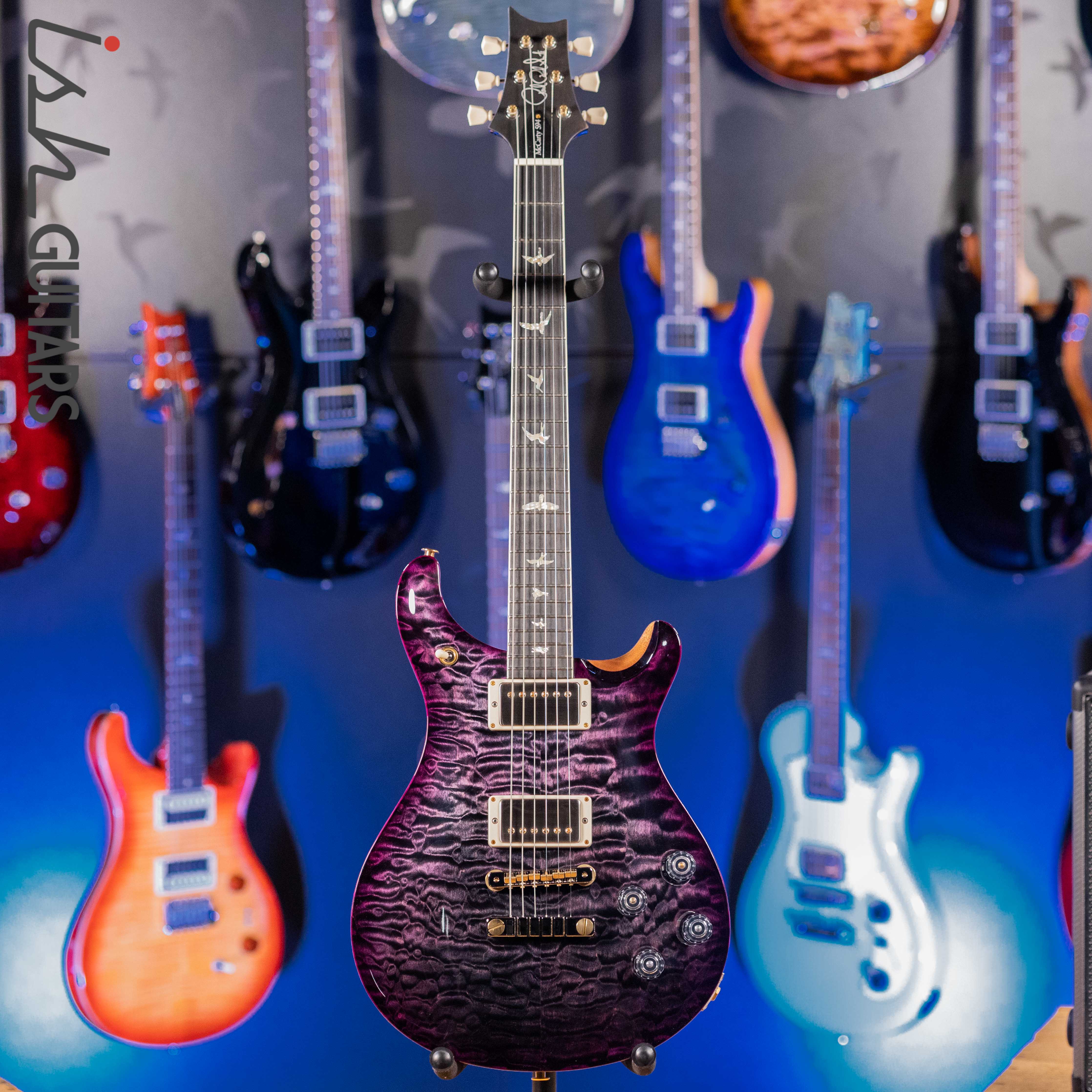 PRS McCarty 594 Quilt 10 Top Purple Wrap - Image 2