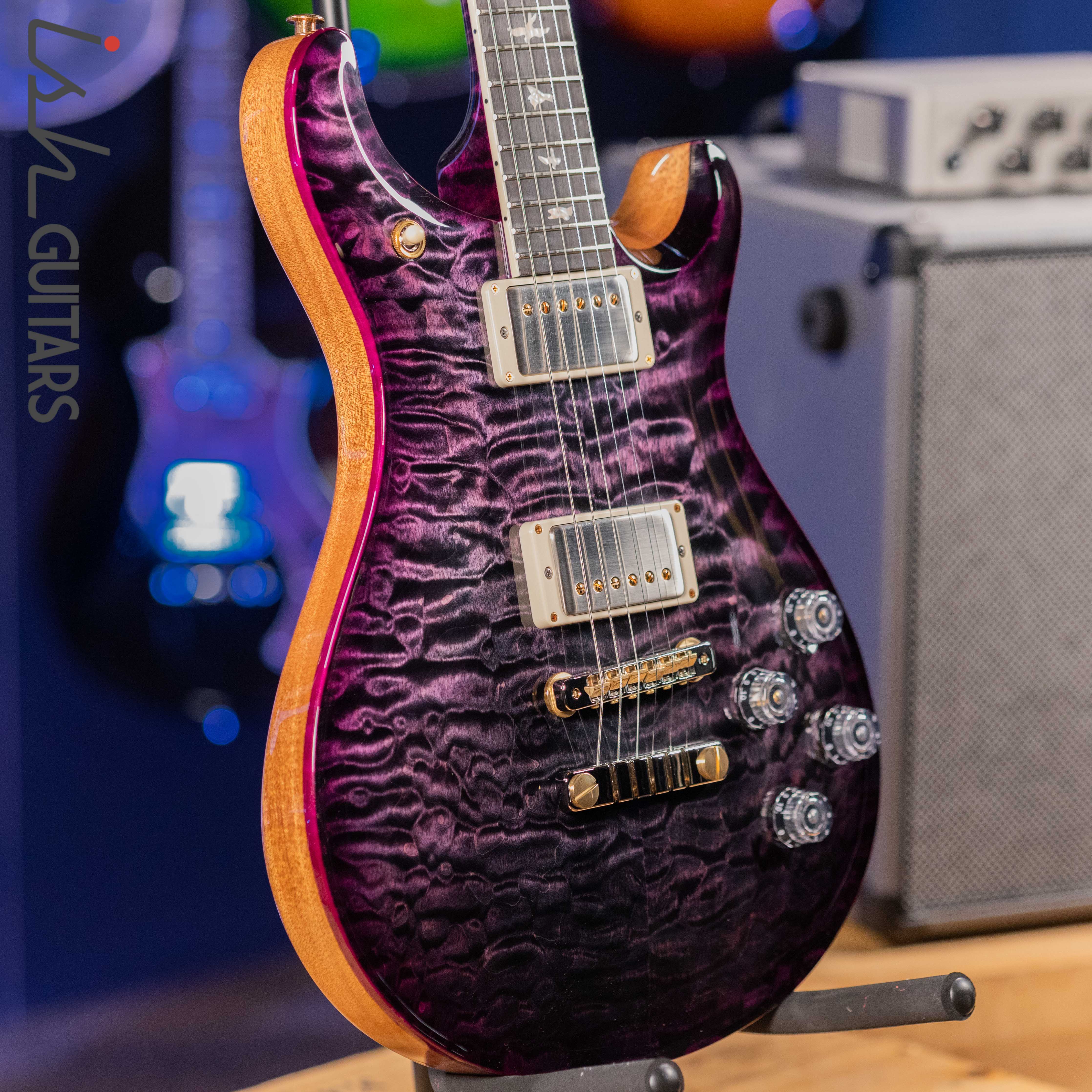 PRS McCarty 594 Quilt 10 Top Purple Wrap - Image 4