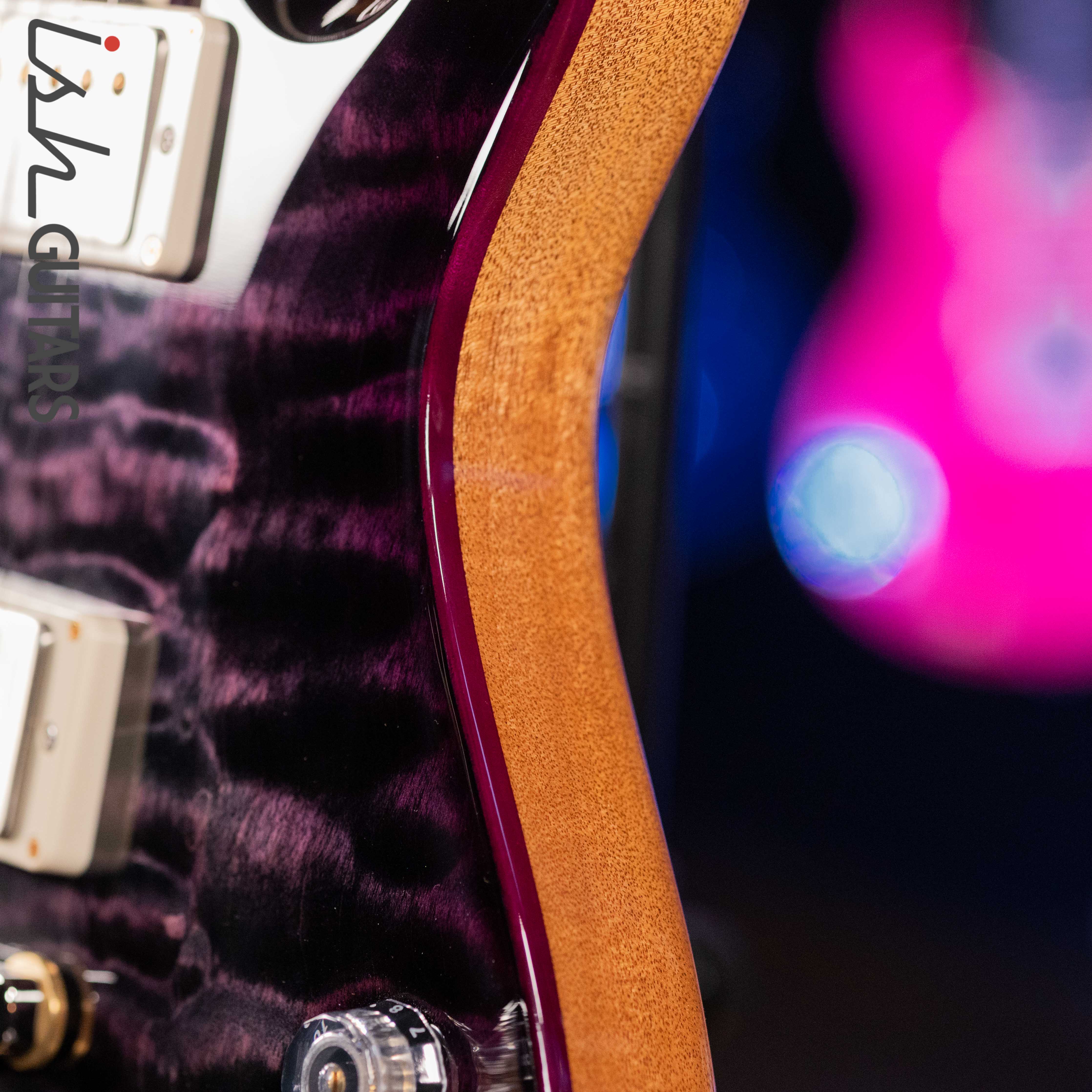 PRS McCarty 594 Quilt 10 Top Purple Wrap - Image 5