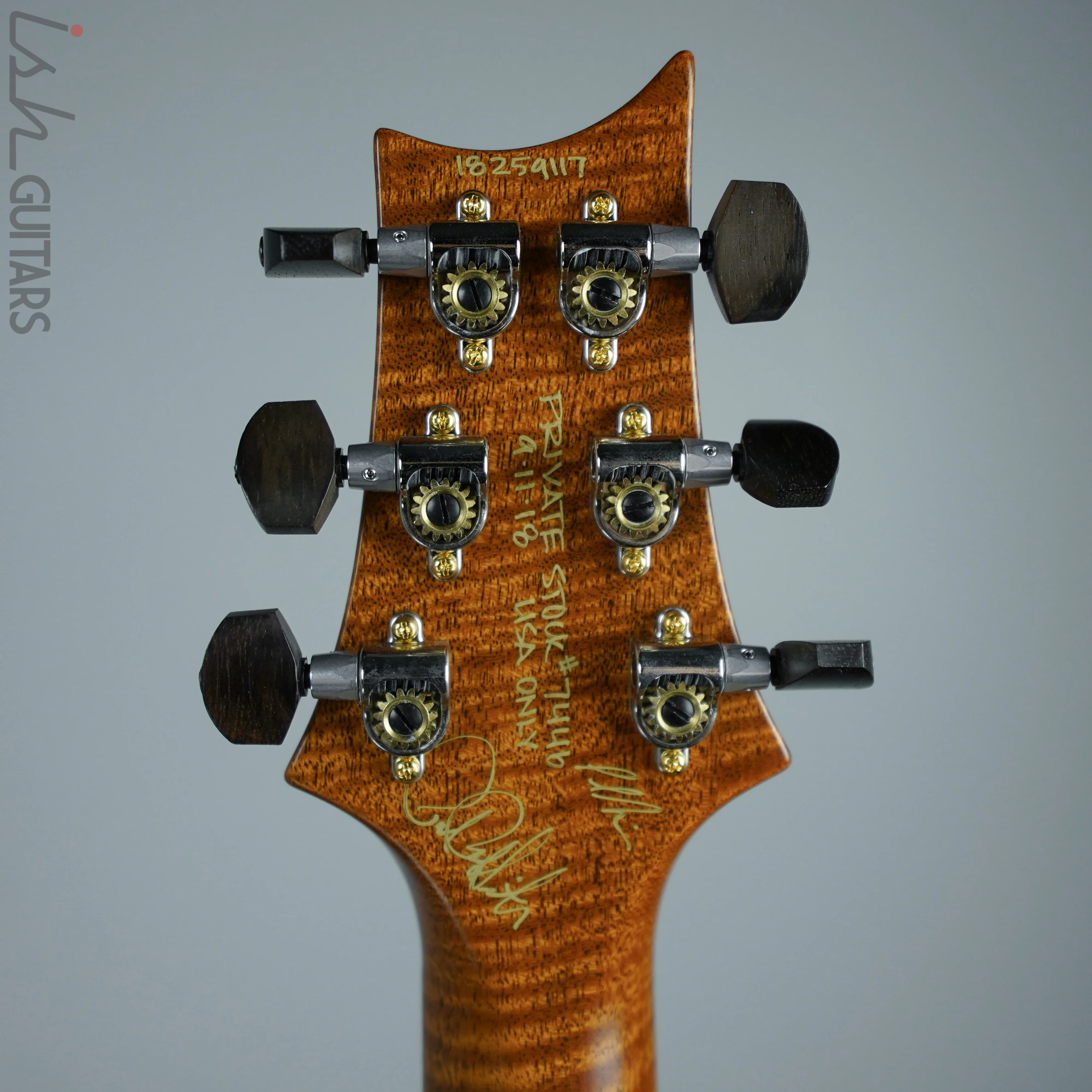 PRS Singlecut McCarty 594 Semi-Hollow Private Stock Satin Citrine Glow - Image 12