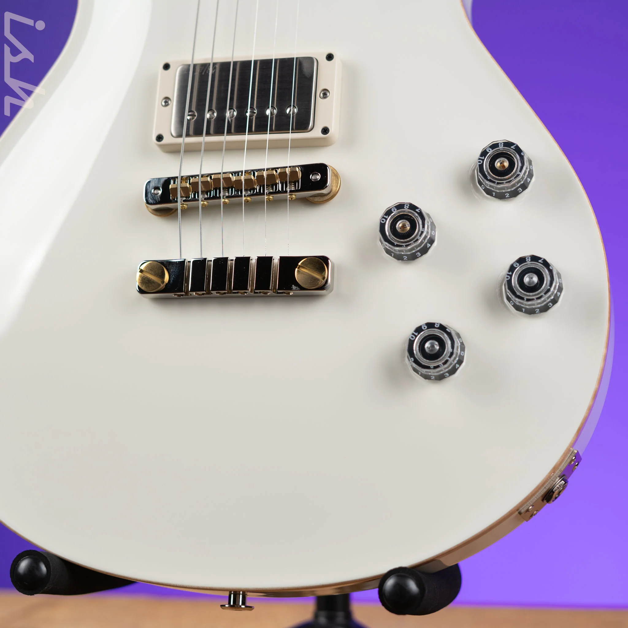 PRS McCarty 594 Singlecut Electric Guitar Antique White - Image 4