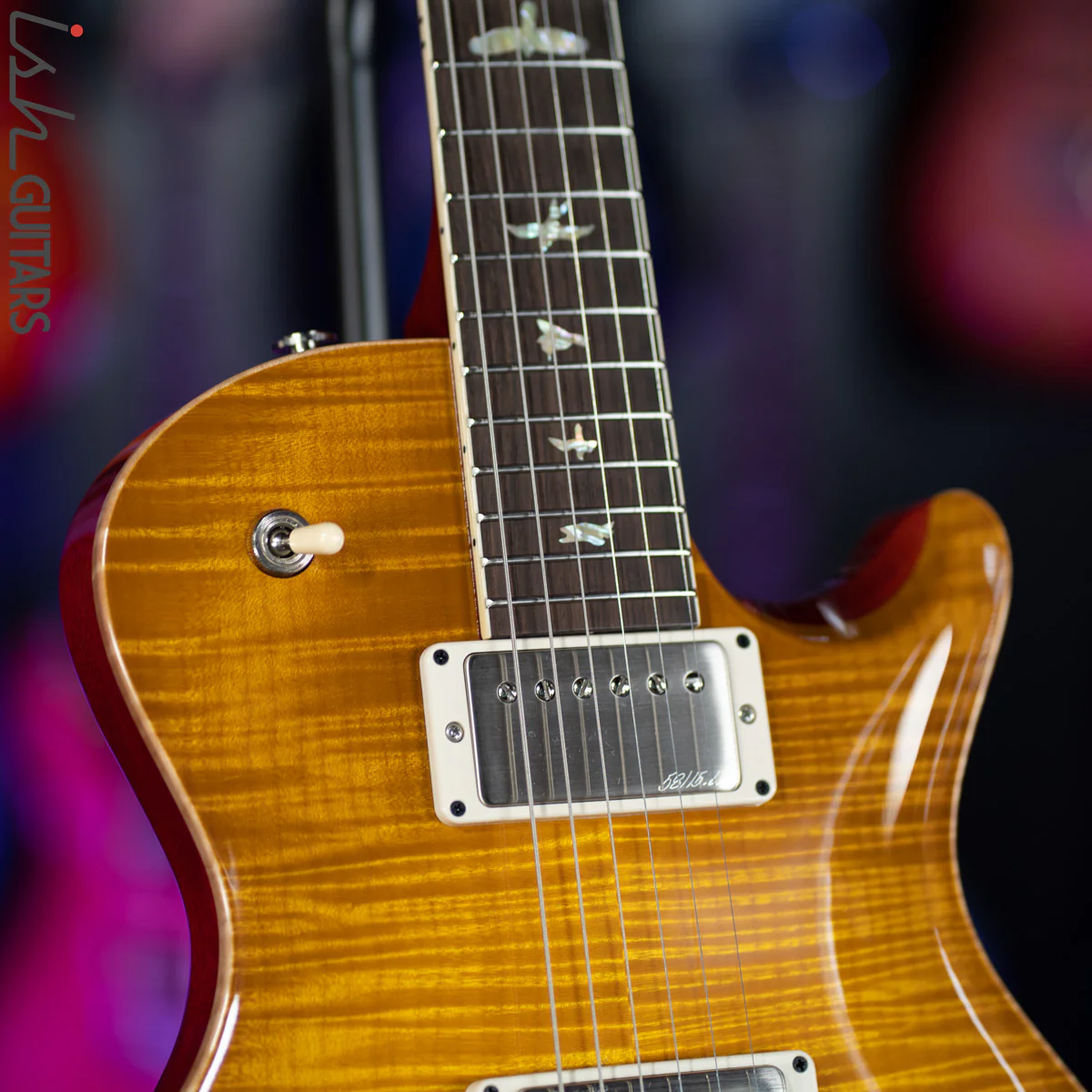 PRS McCarty 594 Singlecut Joe Walsh LTD McCarty Sunburst 10 Top - Image 6