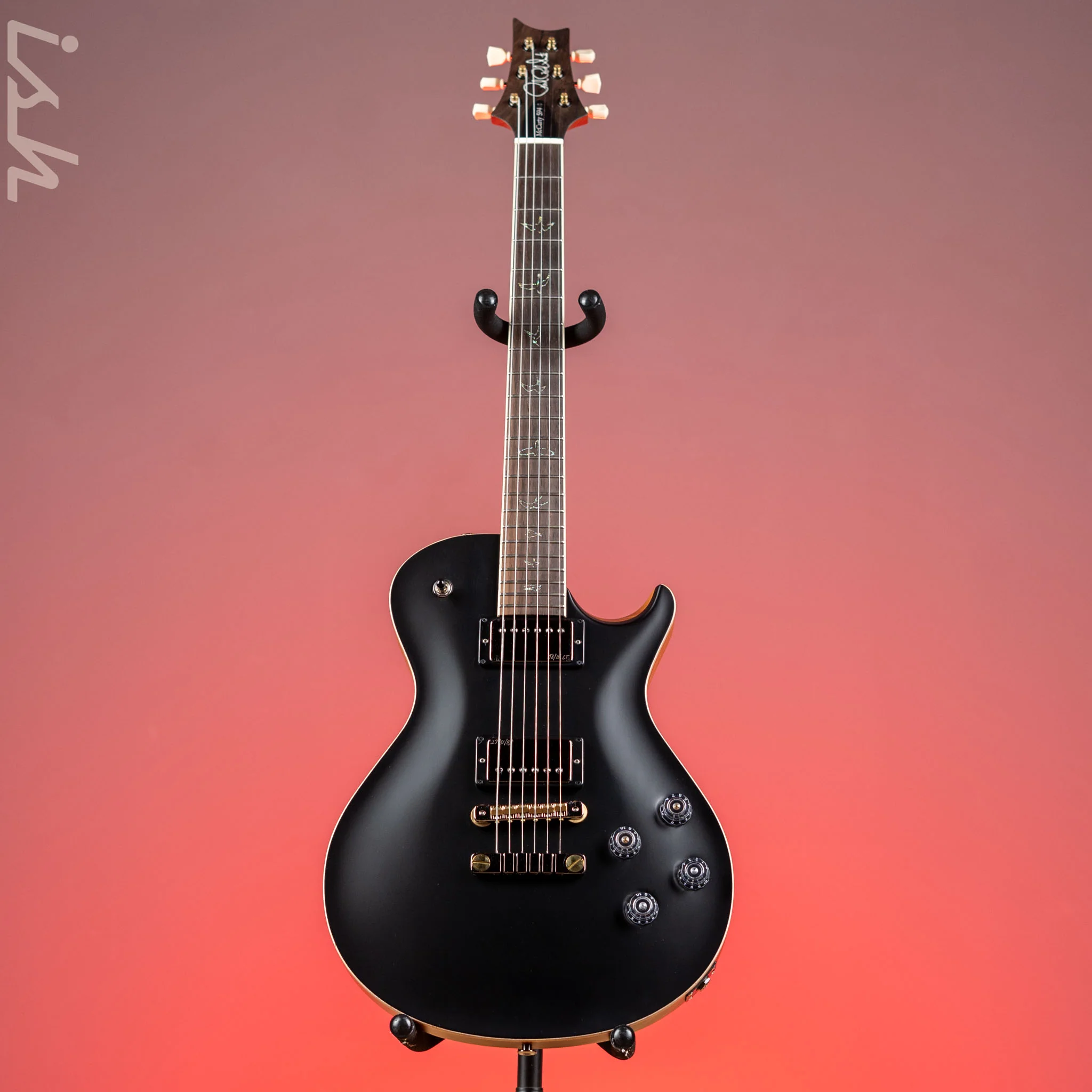 PRS McCarty 594 Singlecut Wood Library Brazilian Rosewood Fretboard Black Satin - Image 2