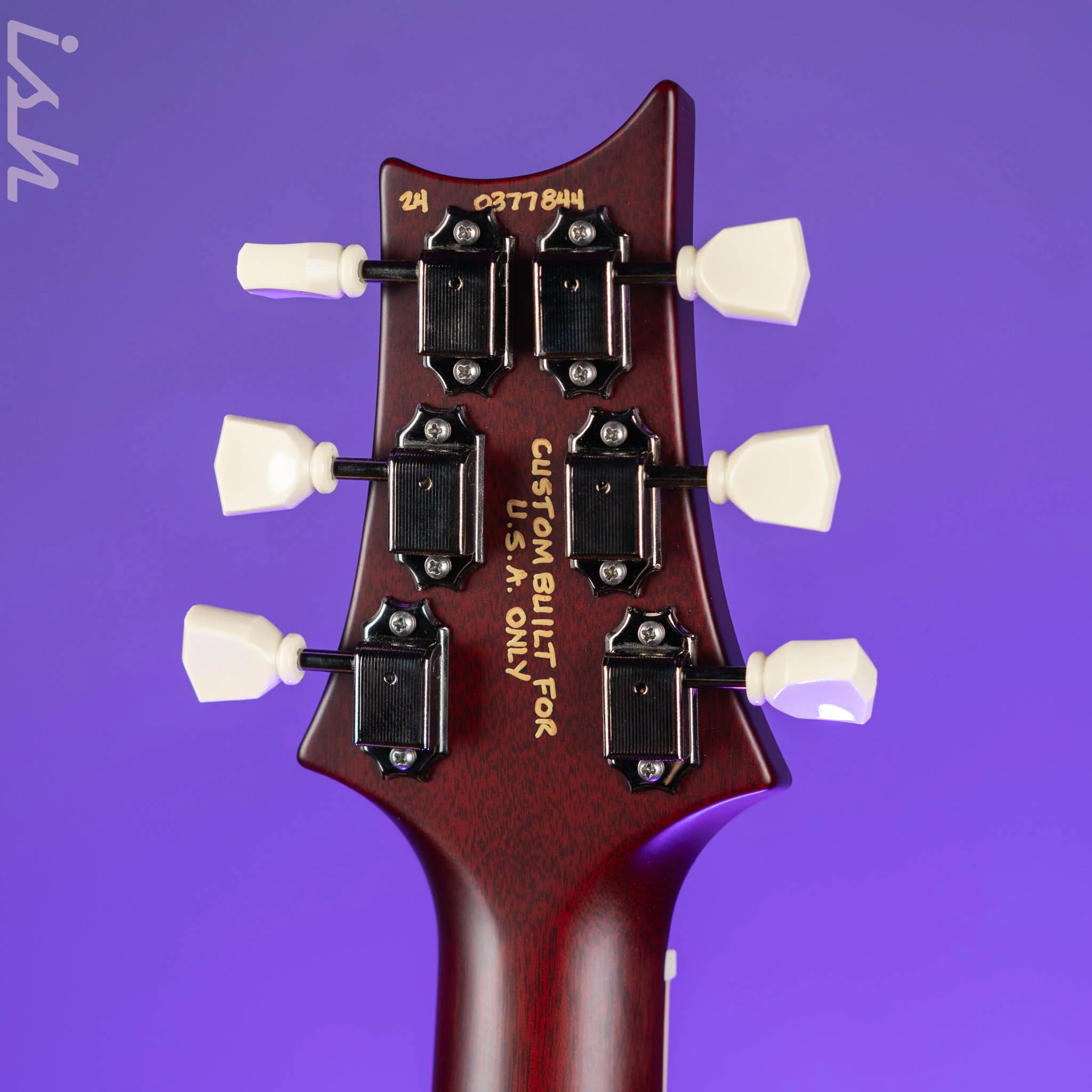PRS McCarty 594 Singlecut Wood Library Brazilian Rosewood Fretboard Black Satin - Image 10