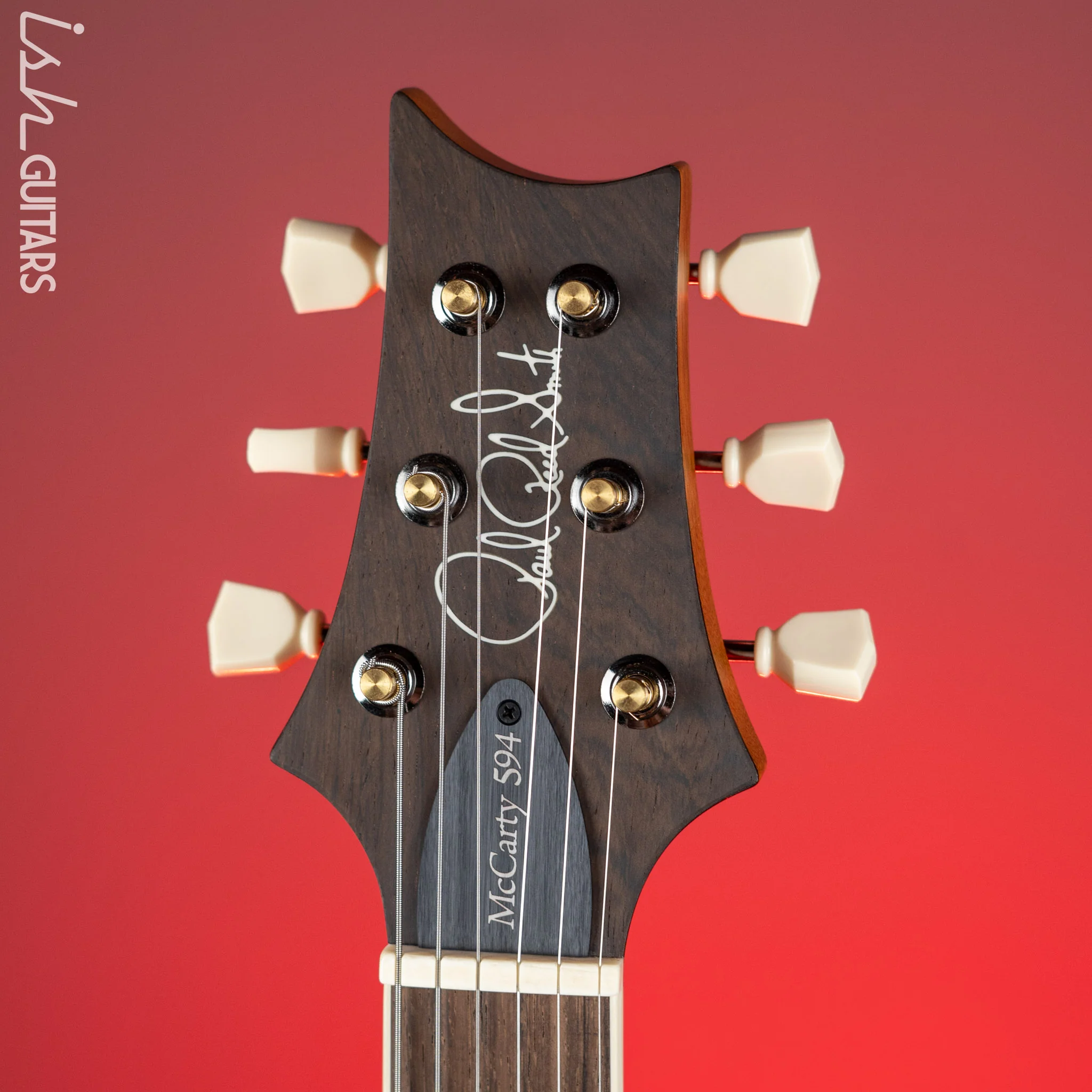 PRS McCarty 594 Singlecut Wood Library Brazilian Rosewood Fretboard Black Satin - Image 6