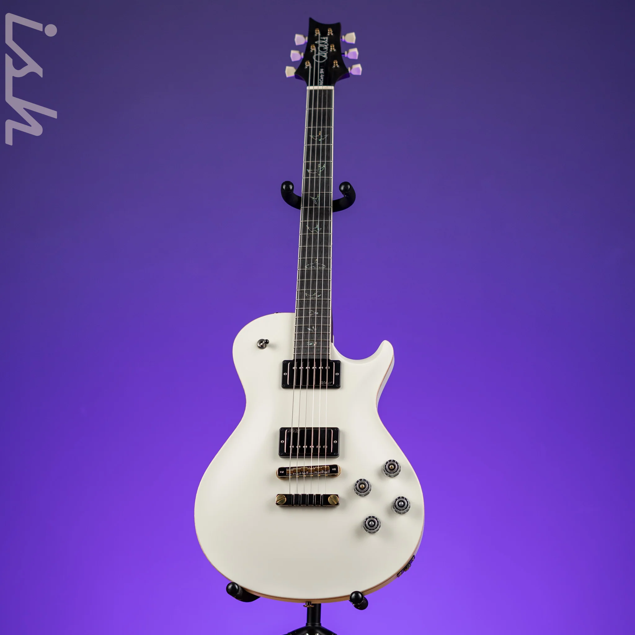 PRS McCarty 594 Singlecut Wood Library East Indian Rosewood Antique White Satin - Image 2