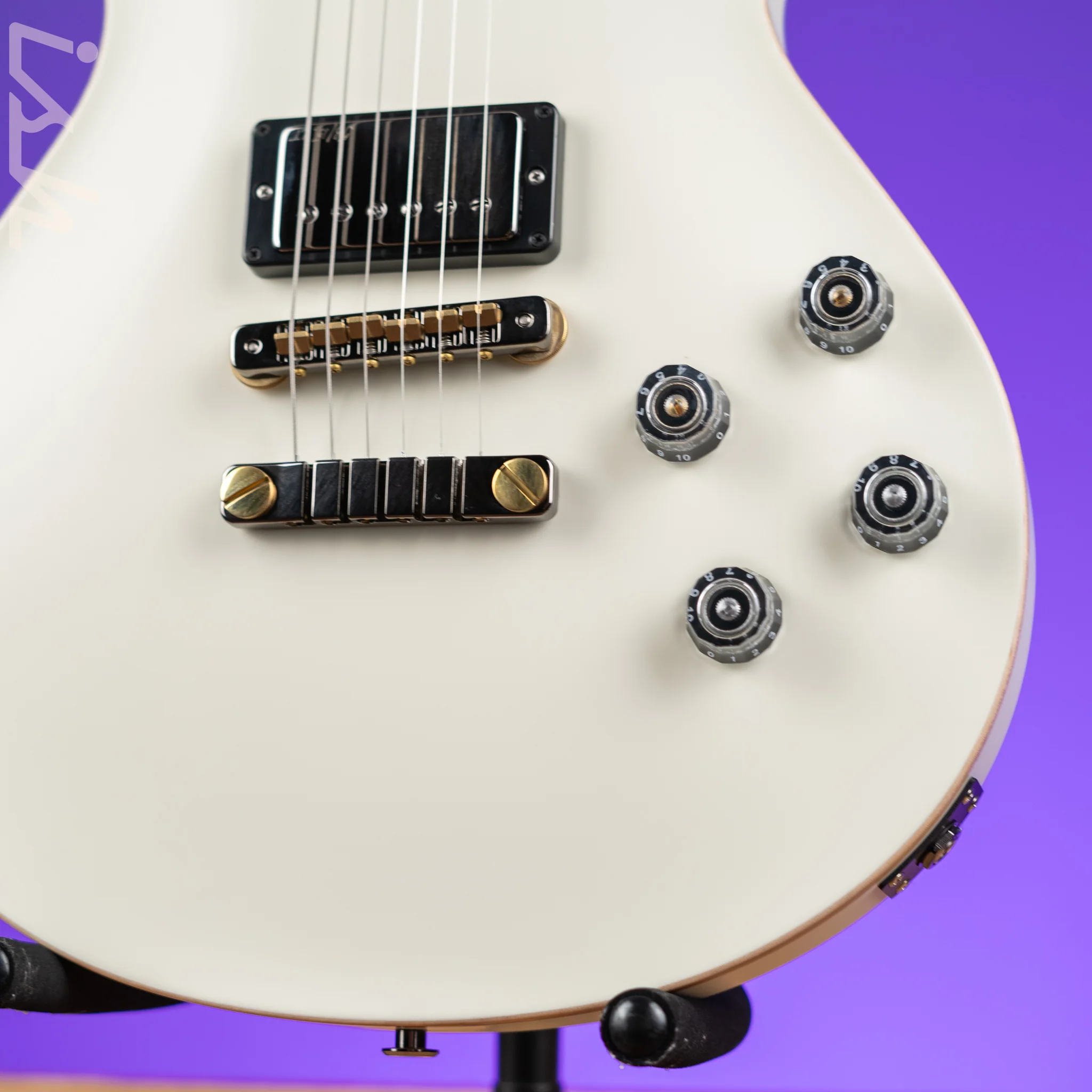 PRS McCarty 594 Singlecut Wood Library East Indian Rosewood Antique White Satin - Image 4