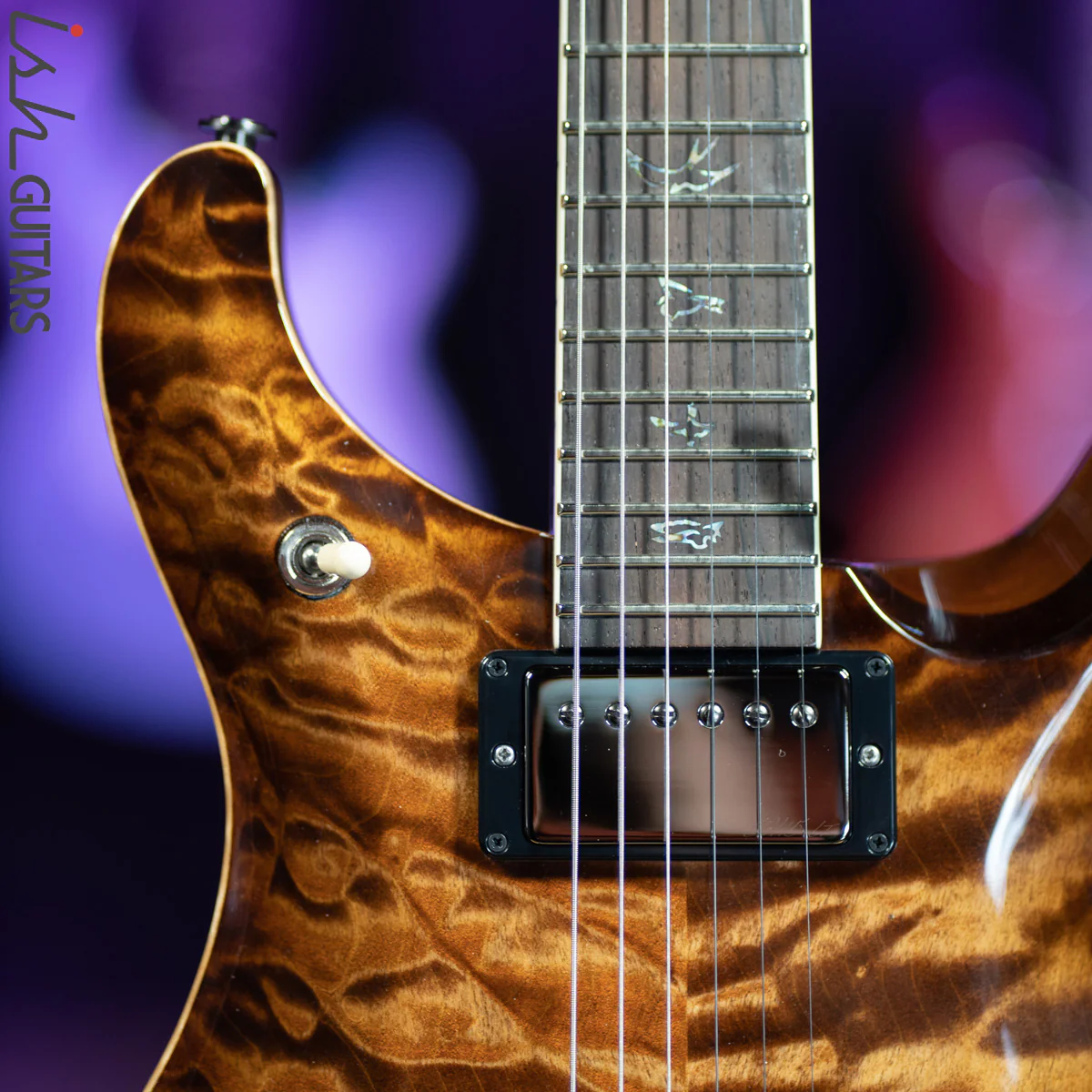 PRS McCarty 594 Wood Library Copperhead Burst 10 Top - Image 3