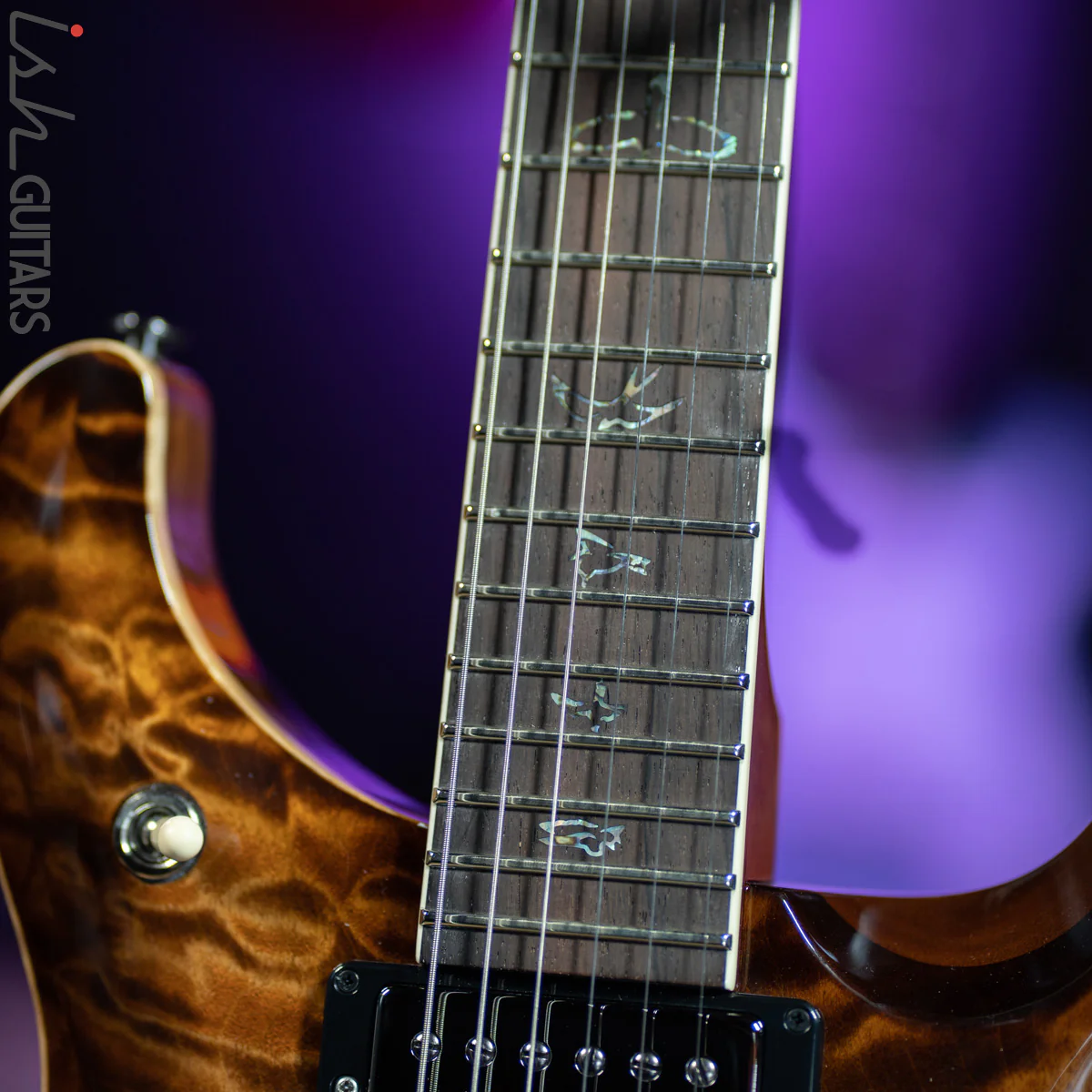 PRS McCarty 594 Wood Library Copperhead Burst 10 Top - Image 6