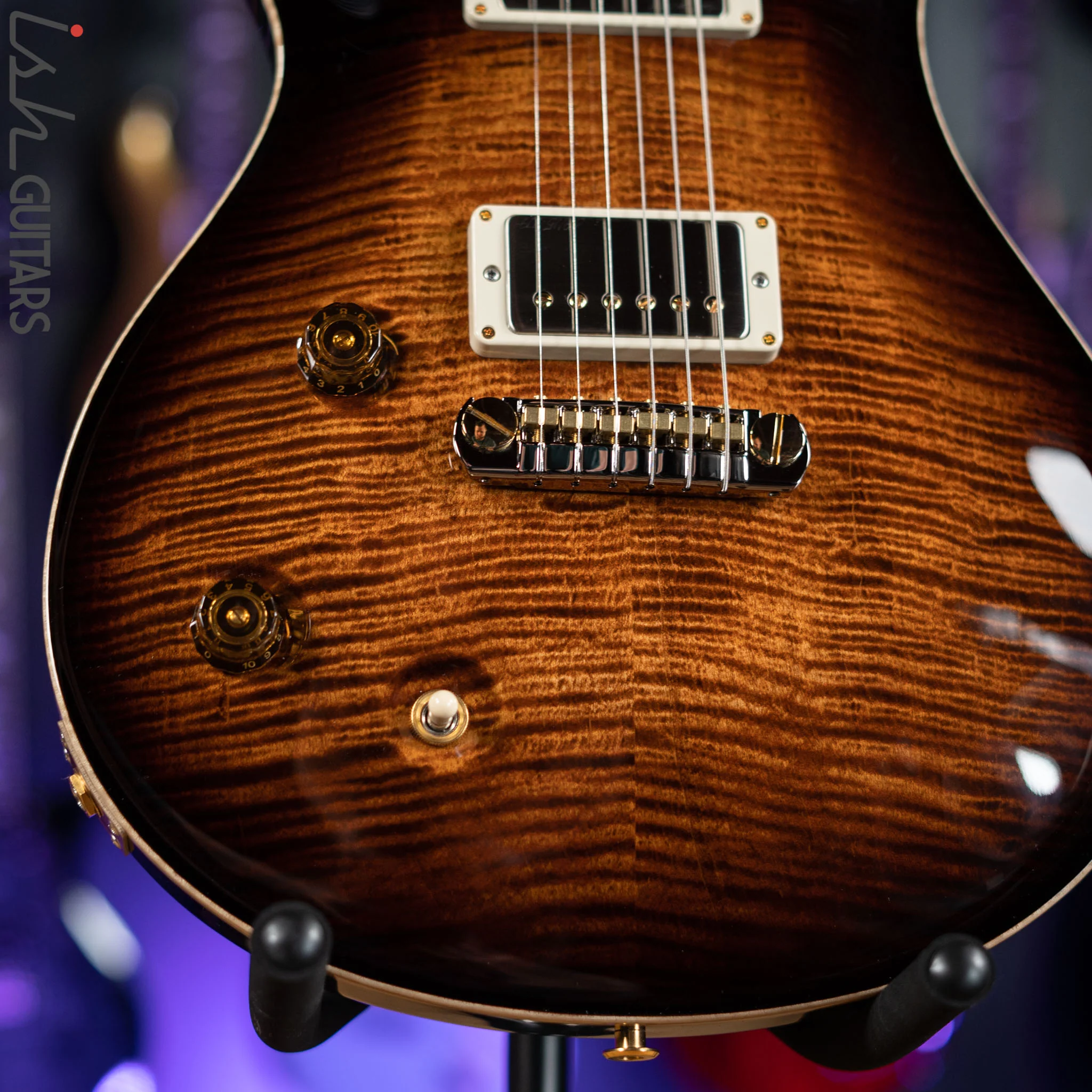 PRS McCarty Lefty Wood Library Copperhead Burst 10 Top Flame Maple - Image 4