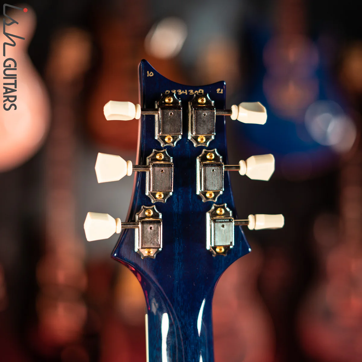 PRS McCarty Lefty Wood Library Violet Purple Burst 10 Top Flame Maple - Image 11