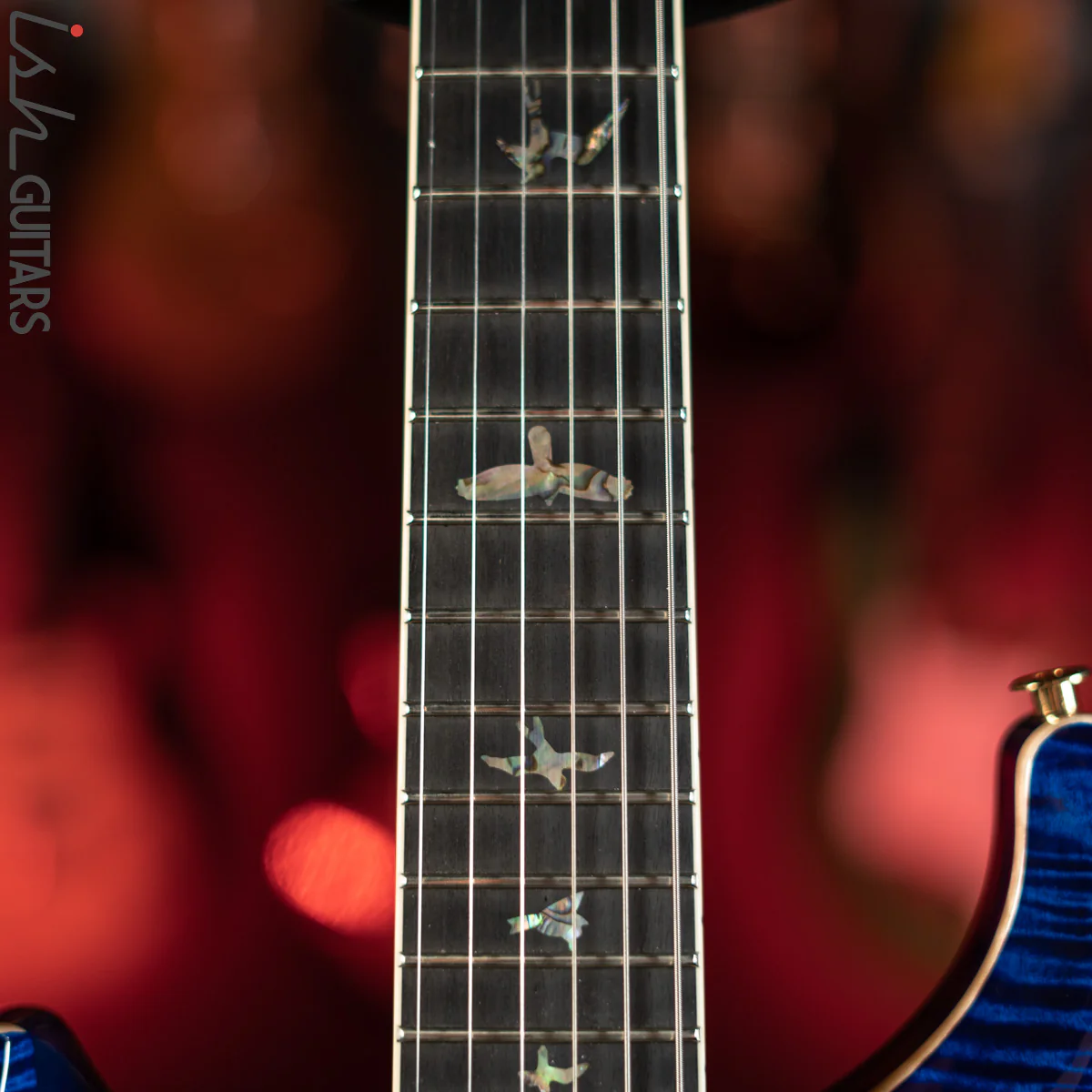 PRS McCarty Lefty Wood Library Violet Purple Burst 10 Top Flame Maple - Image 5
