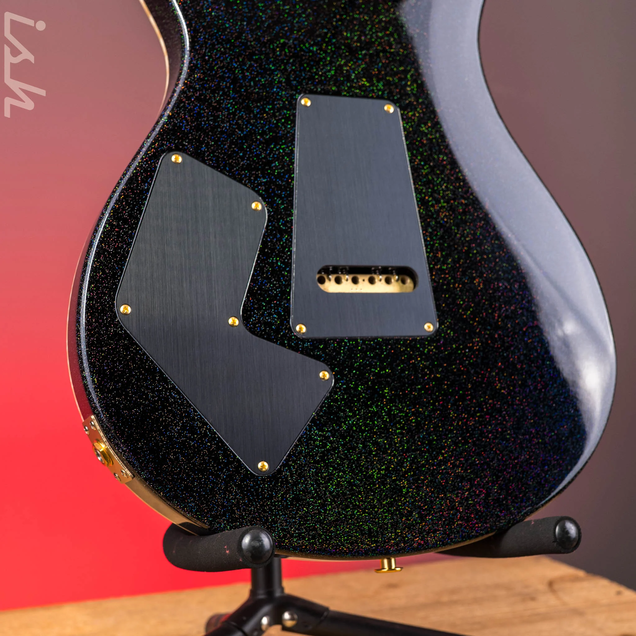 PRS Modern Eagle 10-Top Aurora Borealis w/ Rainbow Hollowflake Back - Image 11