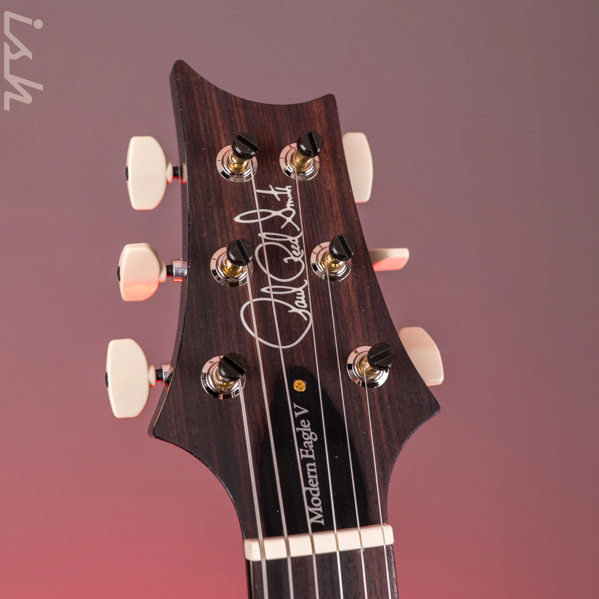 PRS Modern Eagle 10-Top Aurora Borealis w/ Rainbow Hollowflake Back - Image 7