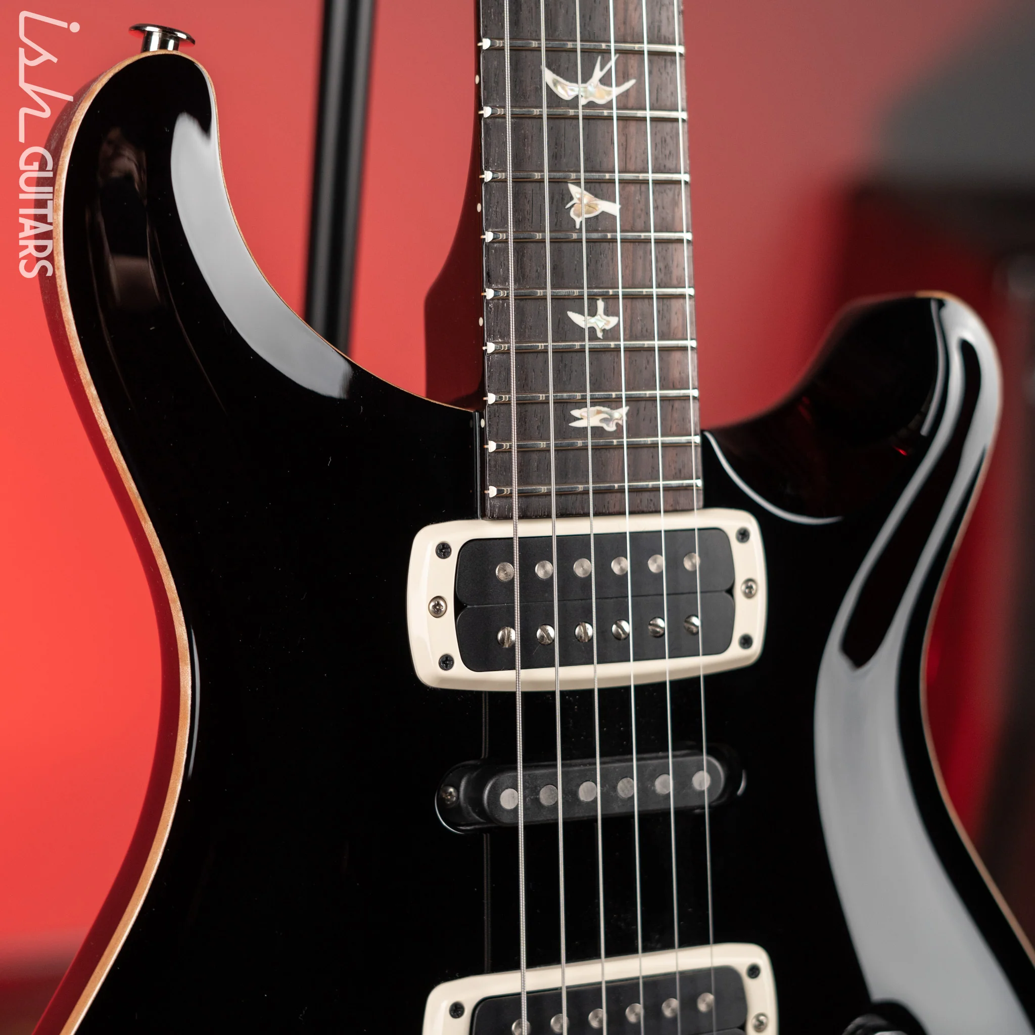PRS Modern Eagle V Electric Guitar Black - Image 3
