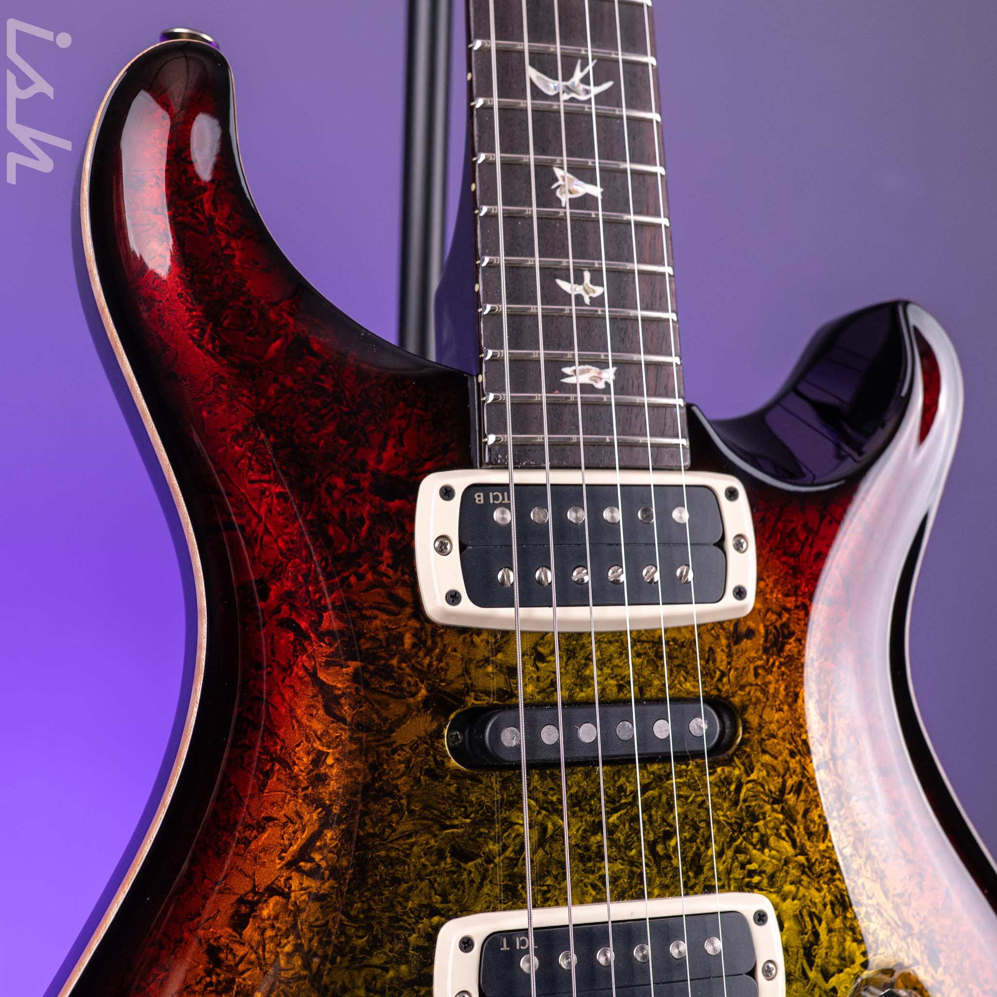 PRS Modern Eagle V Fire Burst Liquid Metal Sprayer's Choice - Image 4