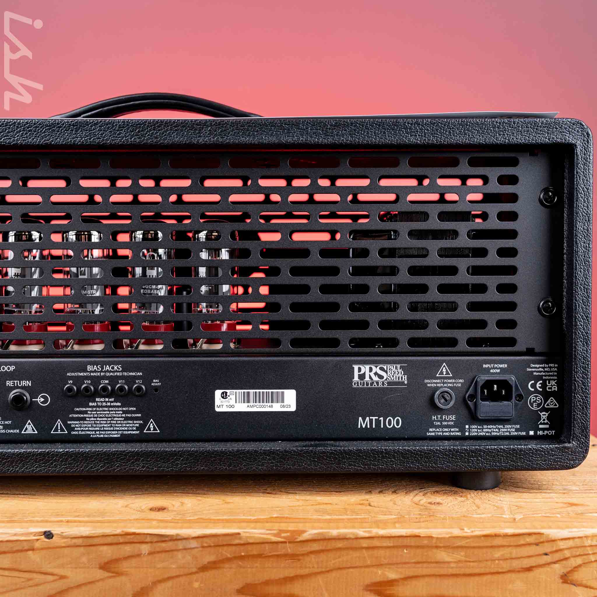 PRS MT 100 Mark Tremonti 100W Tube Amp Head Stealth Black Demo - Image 6