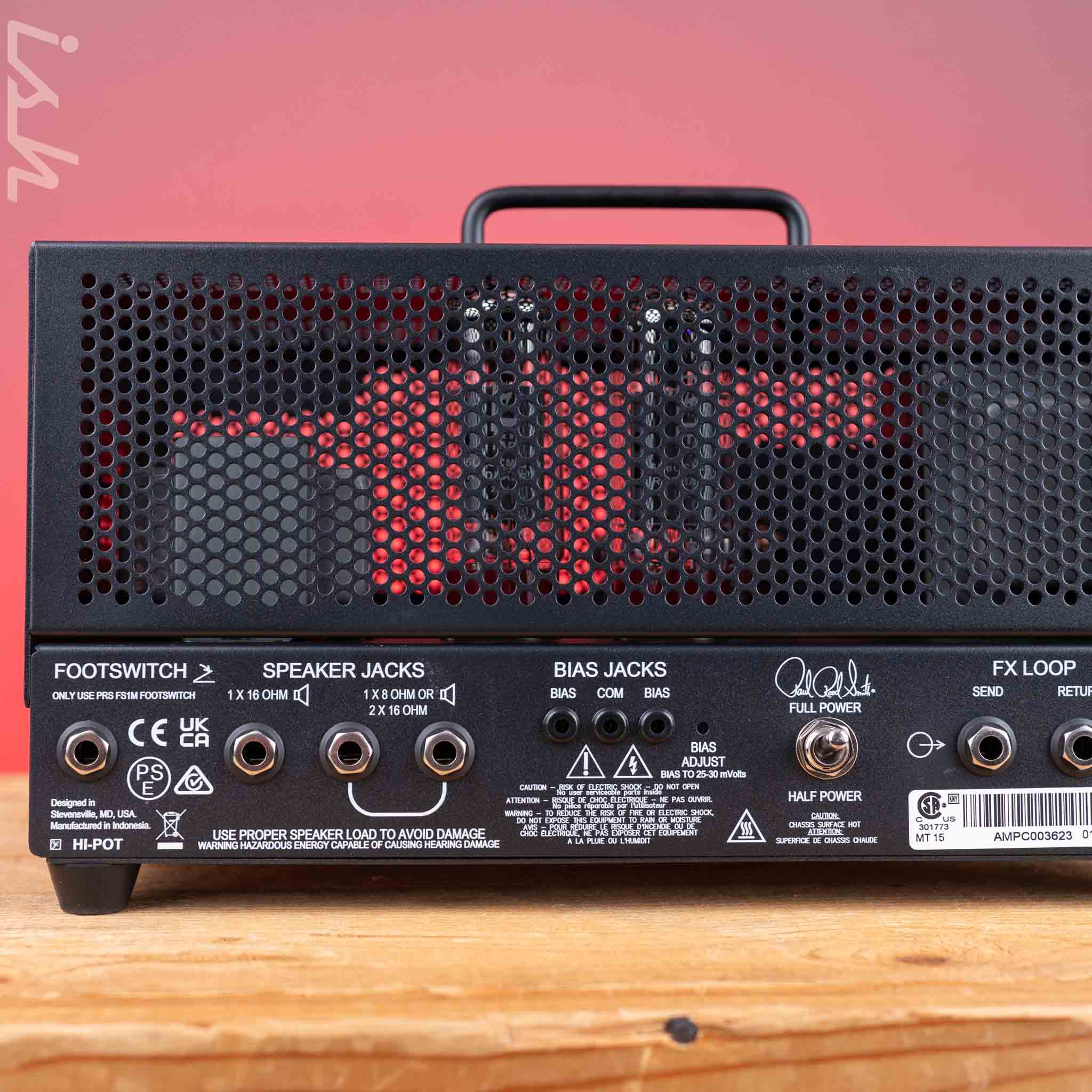 PRS MT 15 Mark Tremonti Amplifier Head Stealth Black Open Box - Image 5