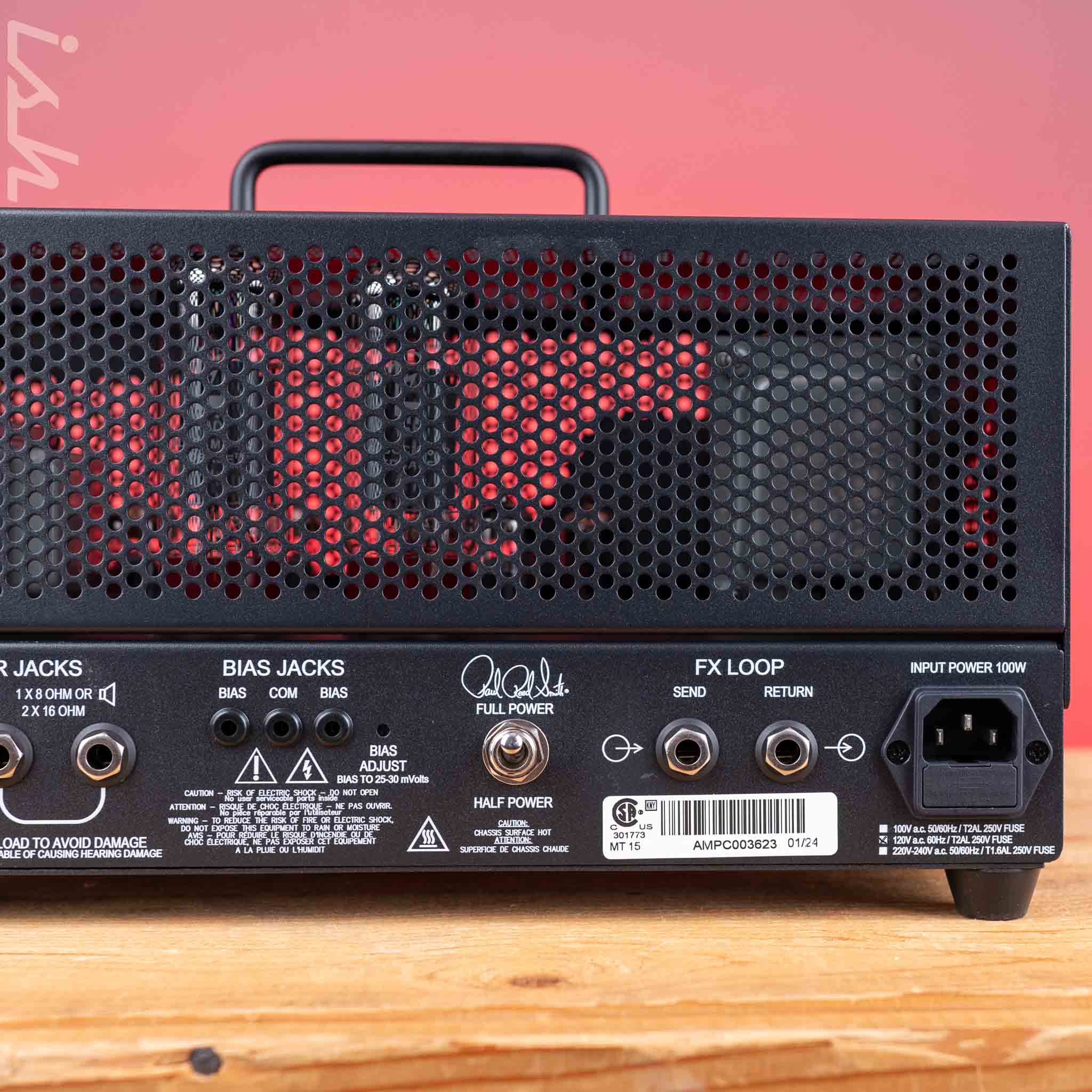 PRS MT 15 Mark Tremonti Amplifier Head Stealth Black Open Box - Image 6