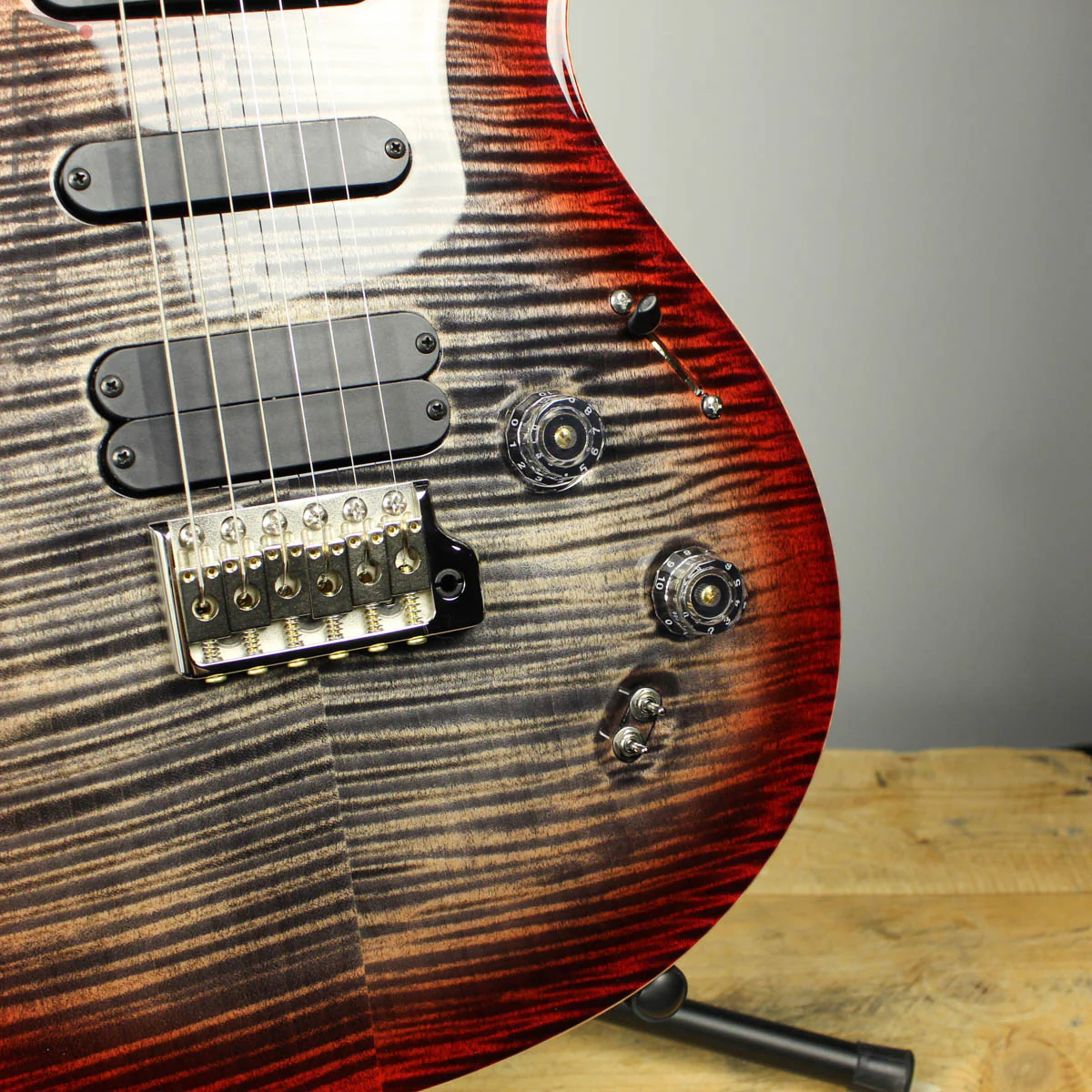 2018 PRS Paul Reed Smith 509 10 Top Charcoal Cherry Sunburst - Image 3