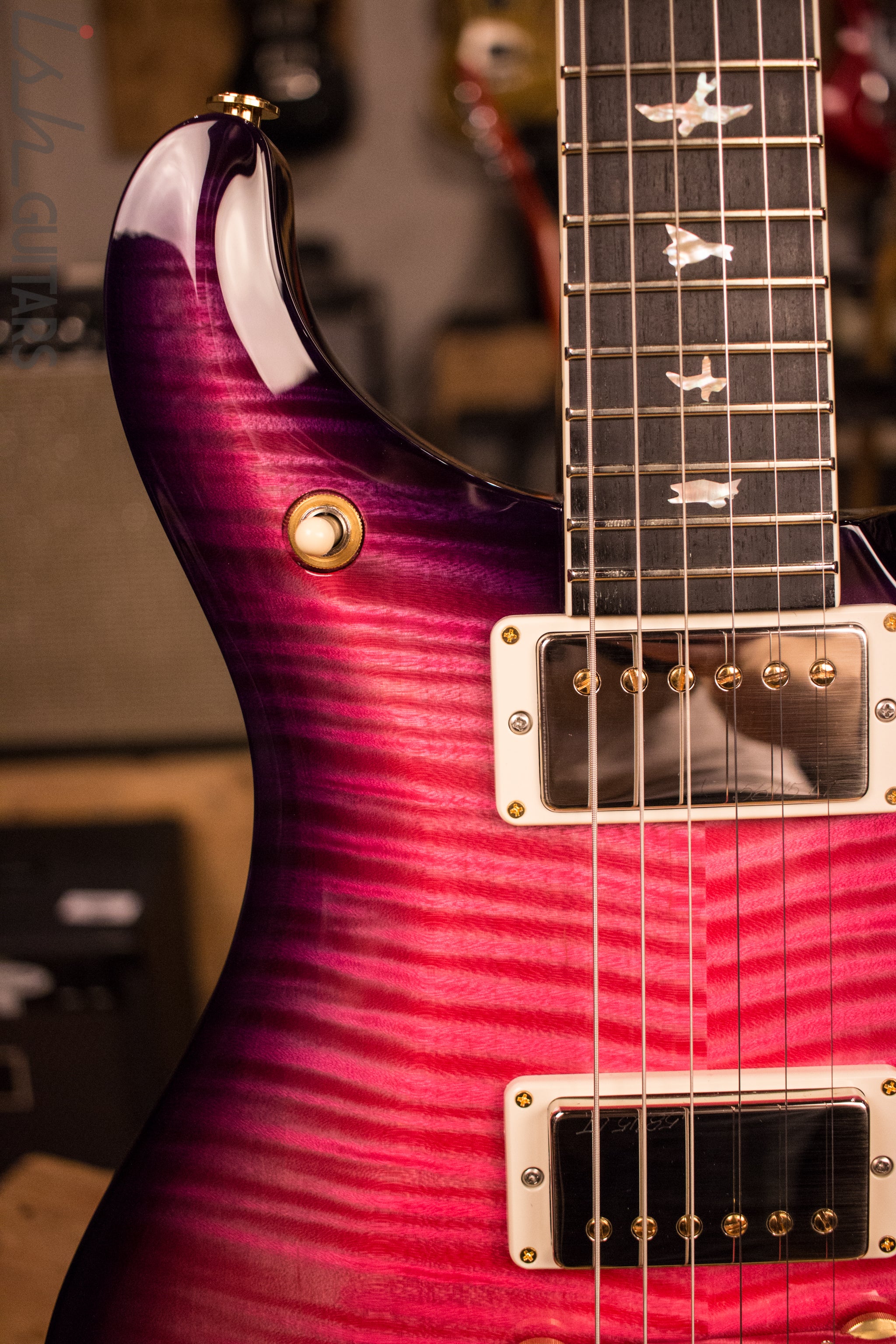 PRS Paul Reed Smith McCarty 594 Custom Color Bonnie Pink Purple Burst 10 Top - Image 3