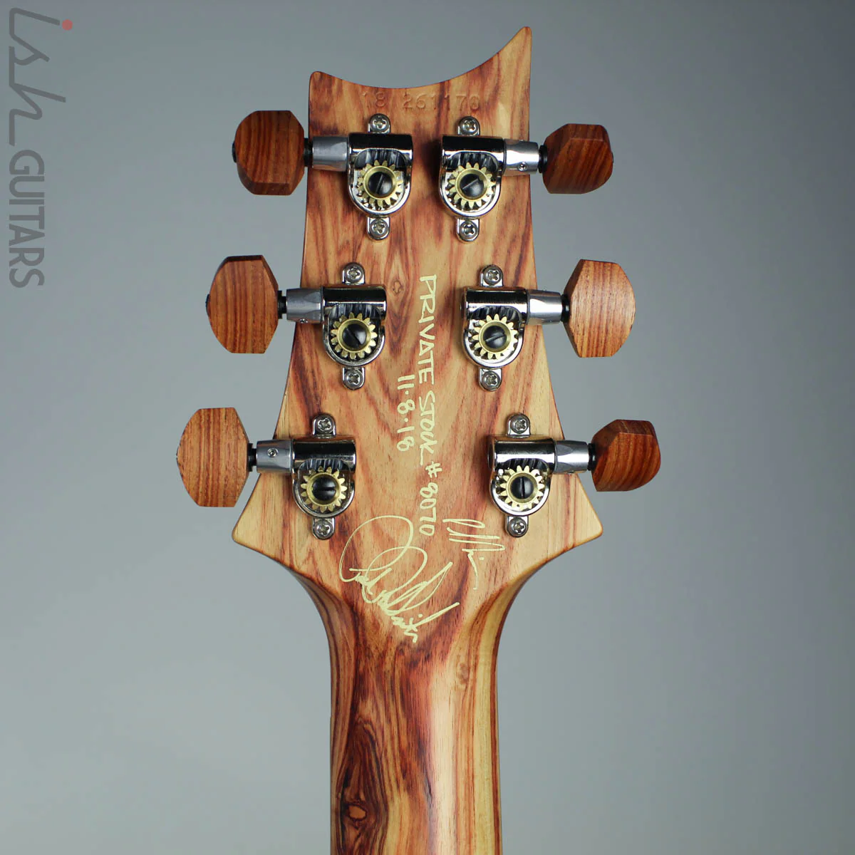 PRS Paul Reed Smith Private Stock Custom 24 Multi-Scale Figured Swamp Ash White Wash Red Grainfiller - Image 13