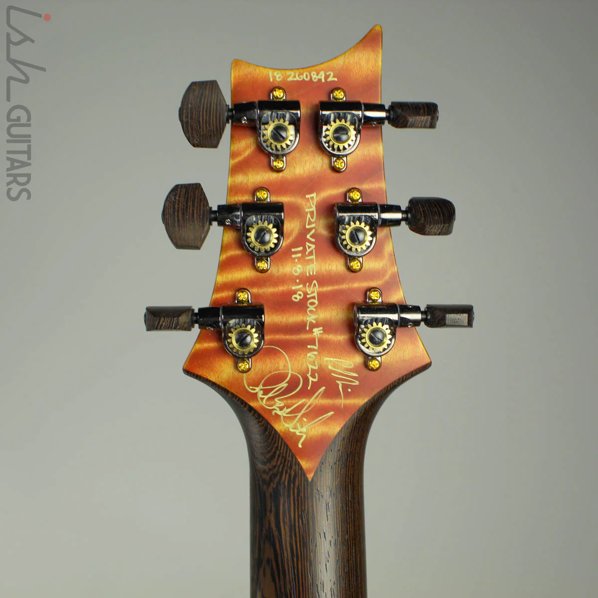2018 PRS Paul Reed Smith Private Stock McCarty 594 One Piece Quilted Maple Wenge Neck Prickly Pear - Image 13