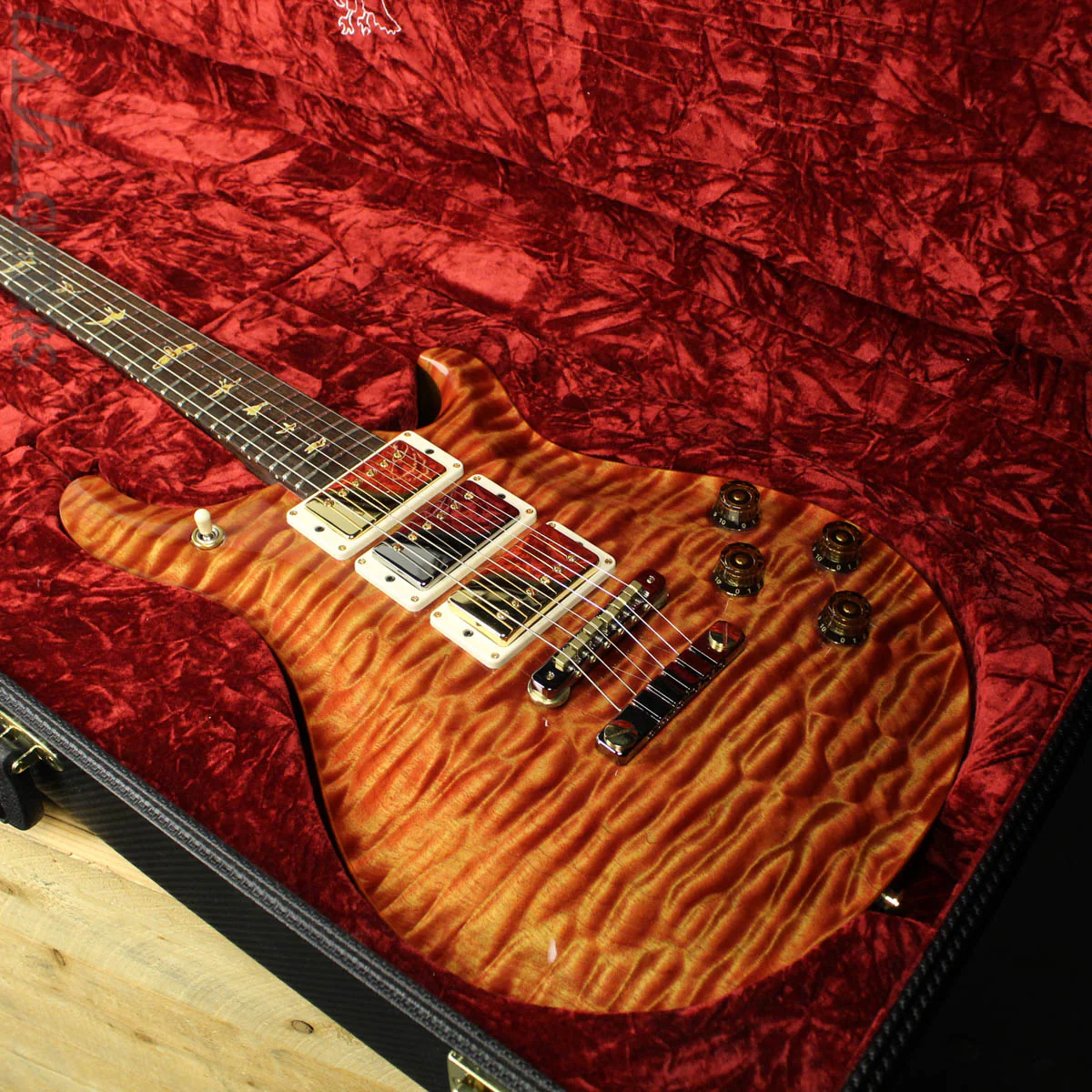 2018 PRS Paul Reed Smith Private Stock McCarty 594 One Piece Quilted Maple Wenge Neck Prickly Pear - Image 18