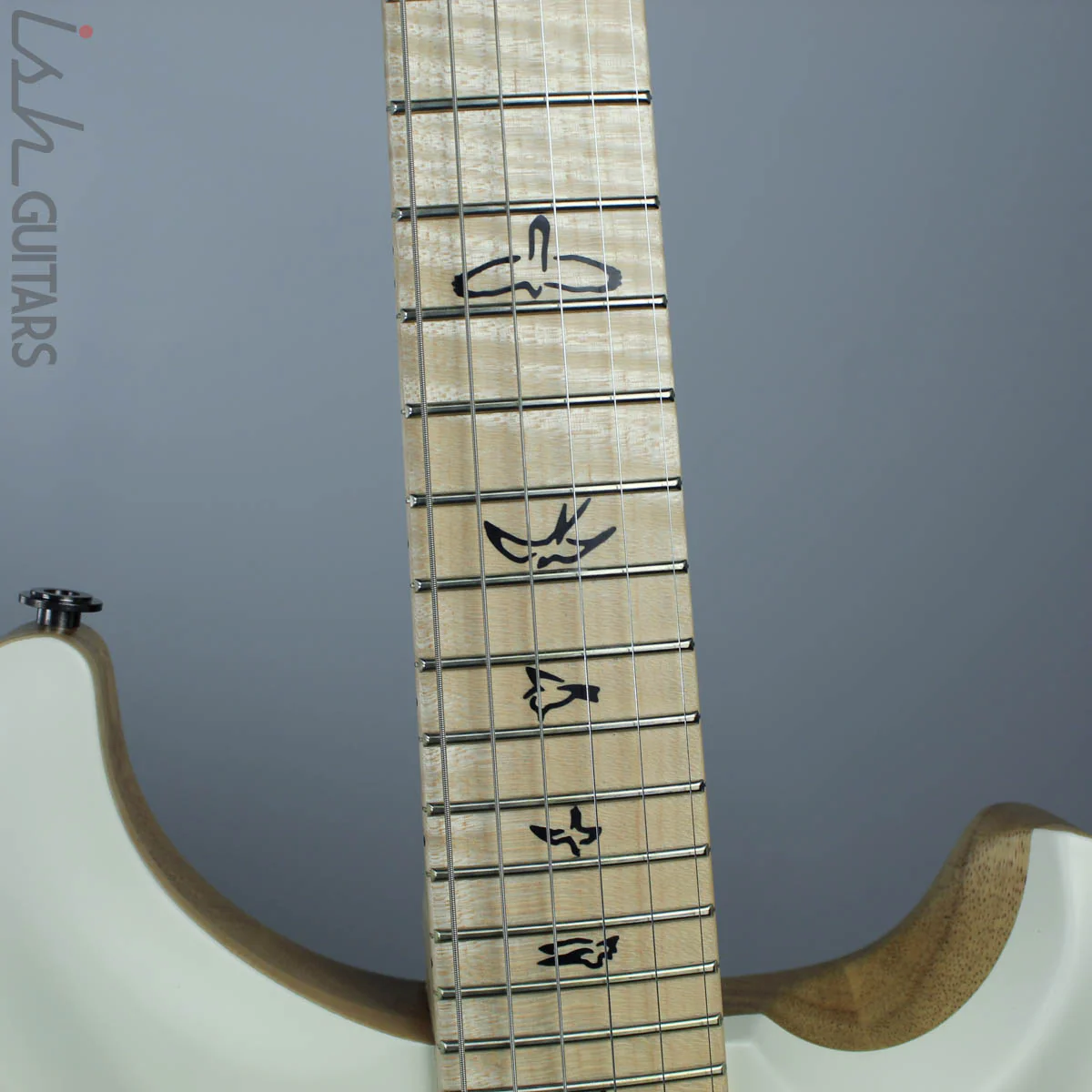 PRS Paul Reed Smith Wood Library Custom 24 Opaque Antique White Figured Maple Neck - Image 5