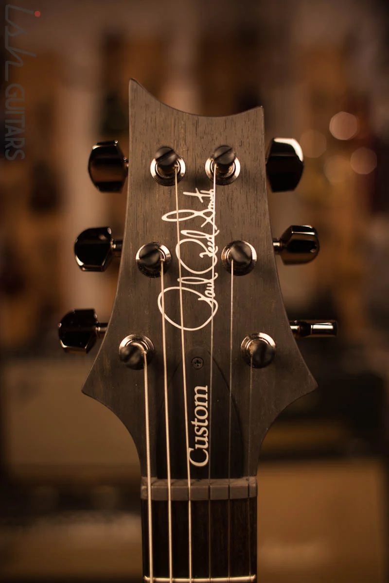 PRS Paul Reed Smith Wood Library Custom 24 Black Natural Back - Image 5