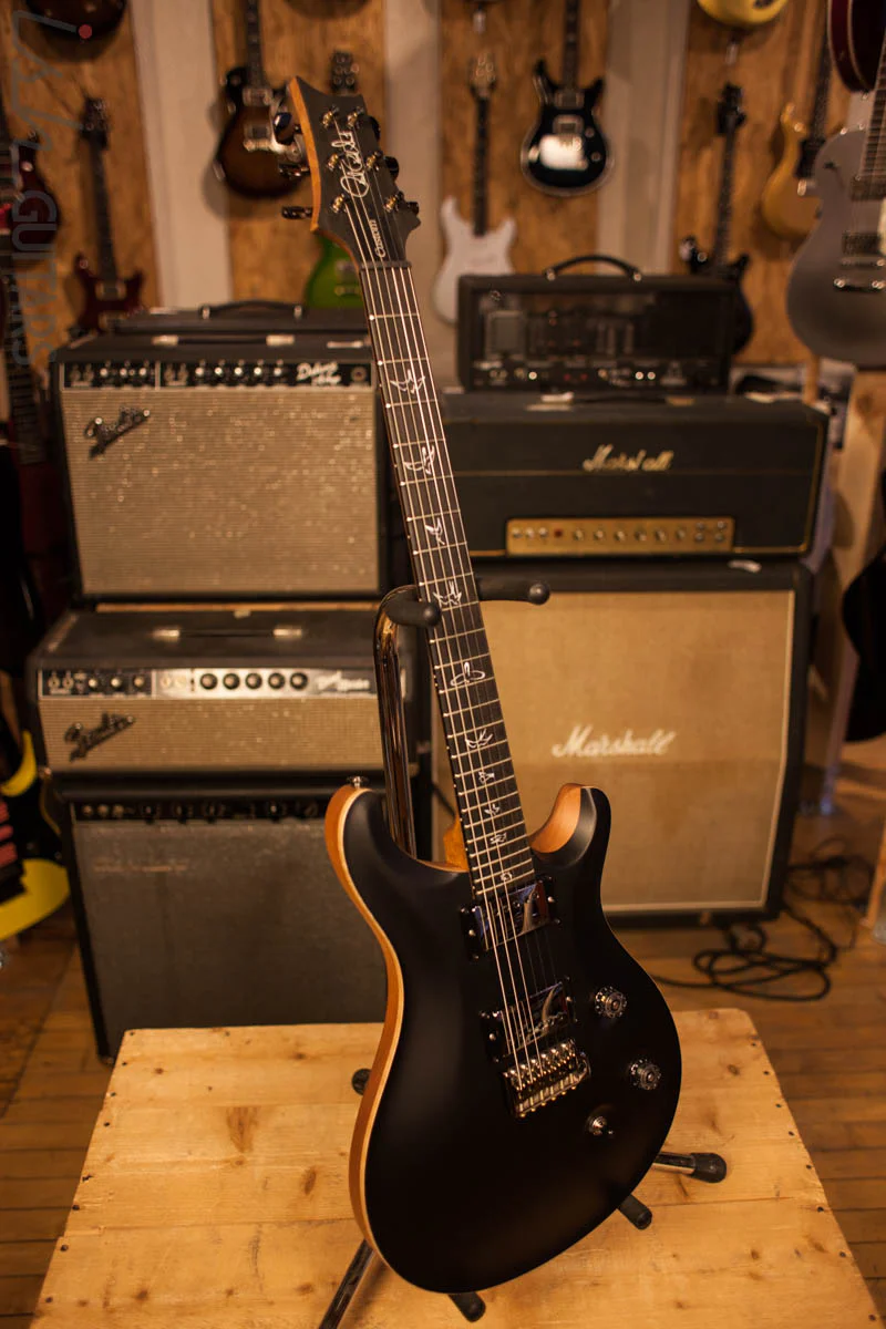 PRS Paul Reed Smith Wood Library Custom 24 Black Natural Back - Image 9