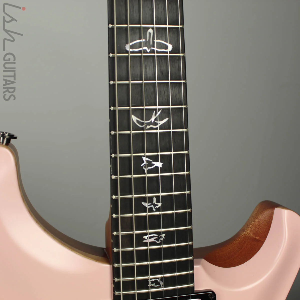 PRS Paul Reed Smith Wood Library Custom 24 Grandma Hannon Pink Mahogany Back - Image 5