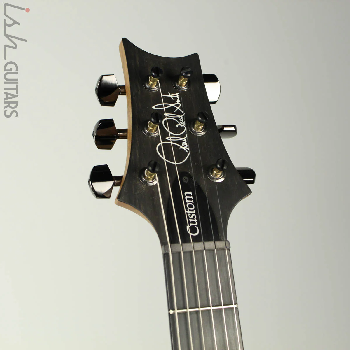PRS Paul Reed Smith Wood Library Custom 24 Platinum Metallic Silver (DEMO VIDEO) - Image 6