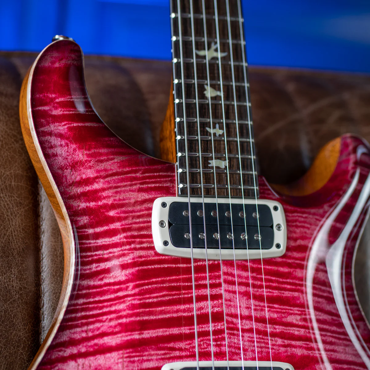 2021 PRS Private Stock Paul’s Guitar Bonnie Pink Smoked Burst - Image 3