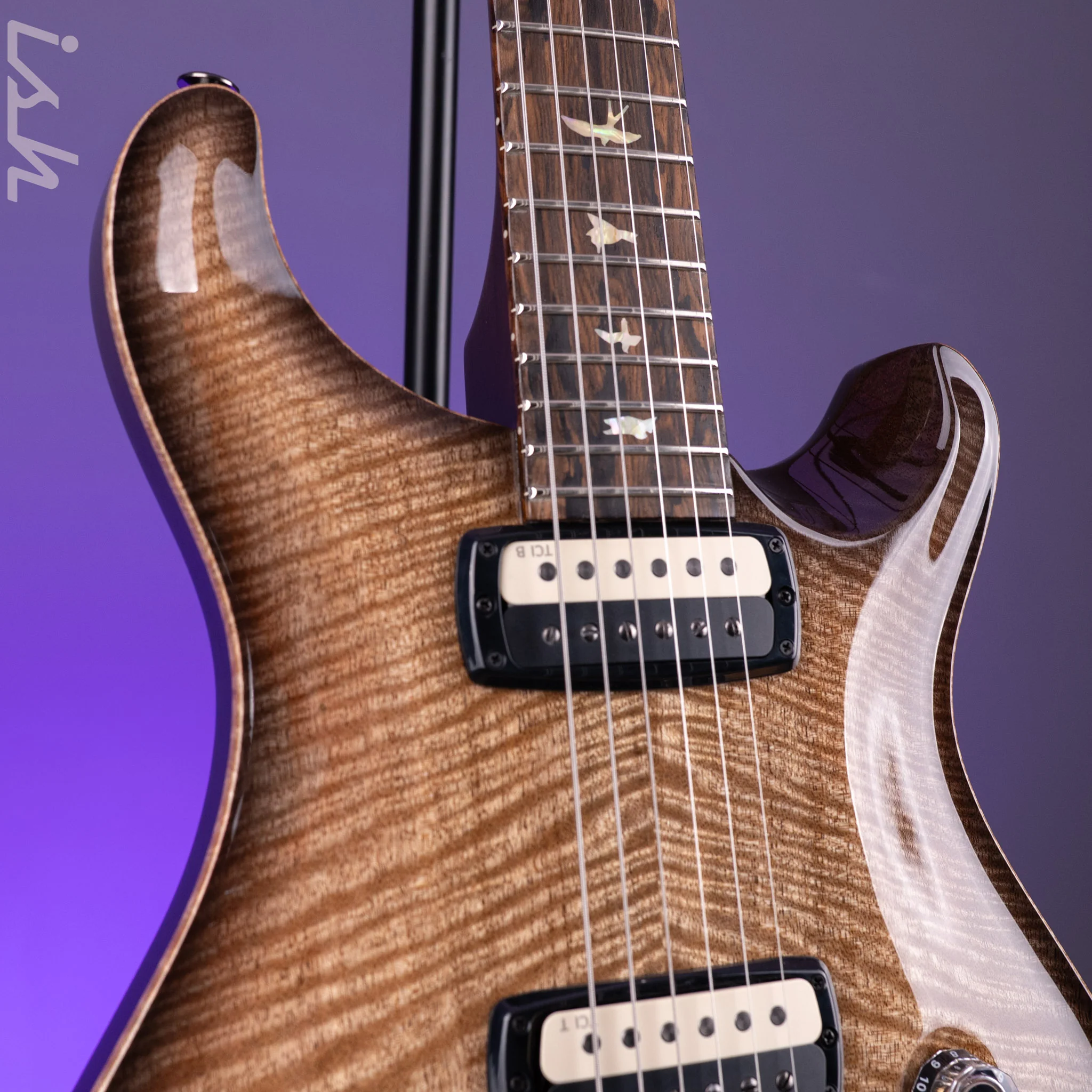PRS Paul's Limited Mango Top Custom Color Natural Smokeburst - Image 4