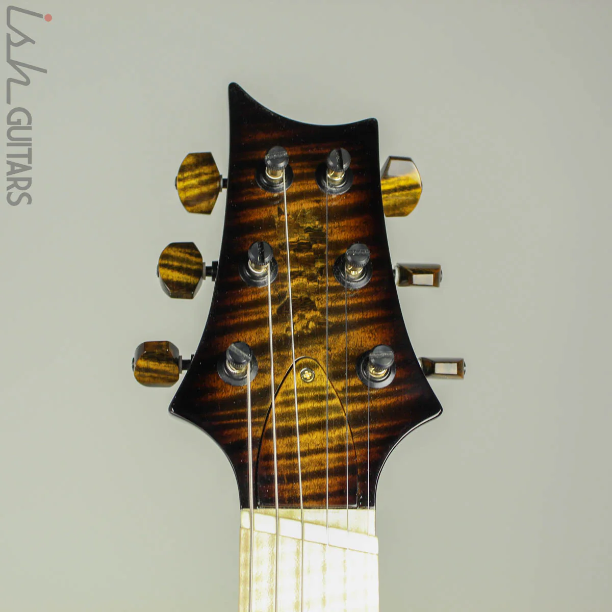 PRS Private Stock Multi Scale Custom 24 Tiger Eye Smoked Burst 1 Piece Maple Body - Image 8