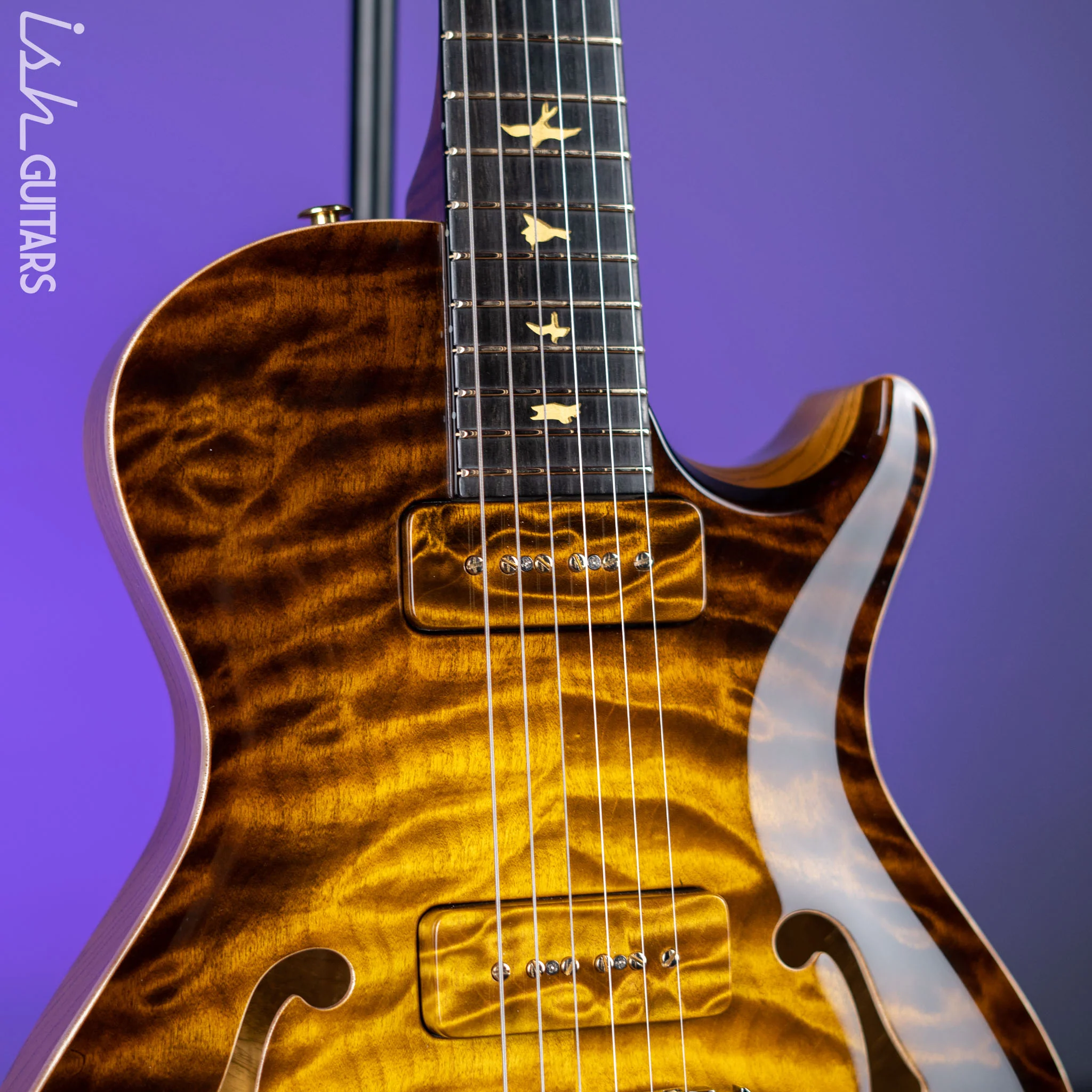 PRS Private Stock #8371 Hollowbody II Piezo Dirty Blonde Glow - Image 3
