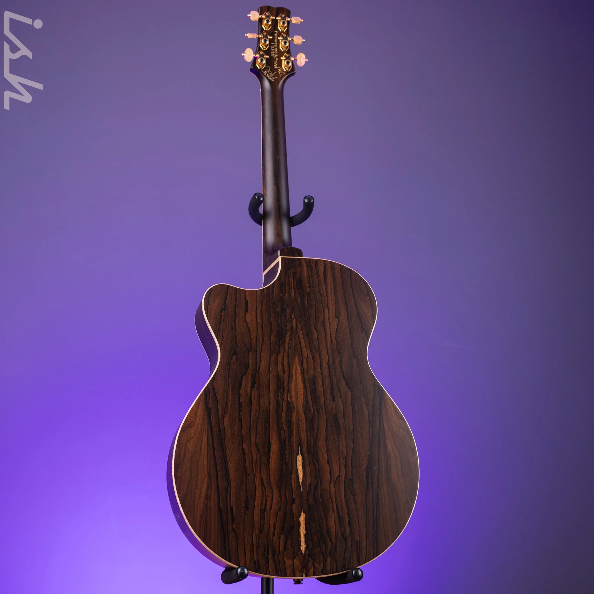 PRS Private Stock Angelus Acoustic Guitar Ziricote Bearclaw Spruce - Image 9