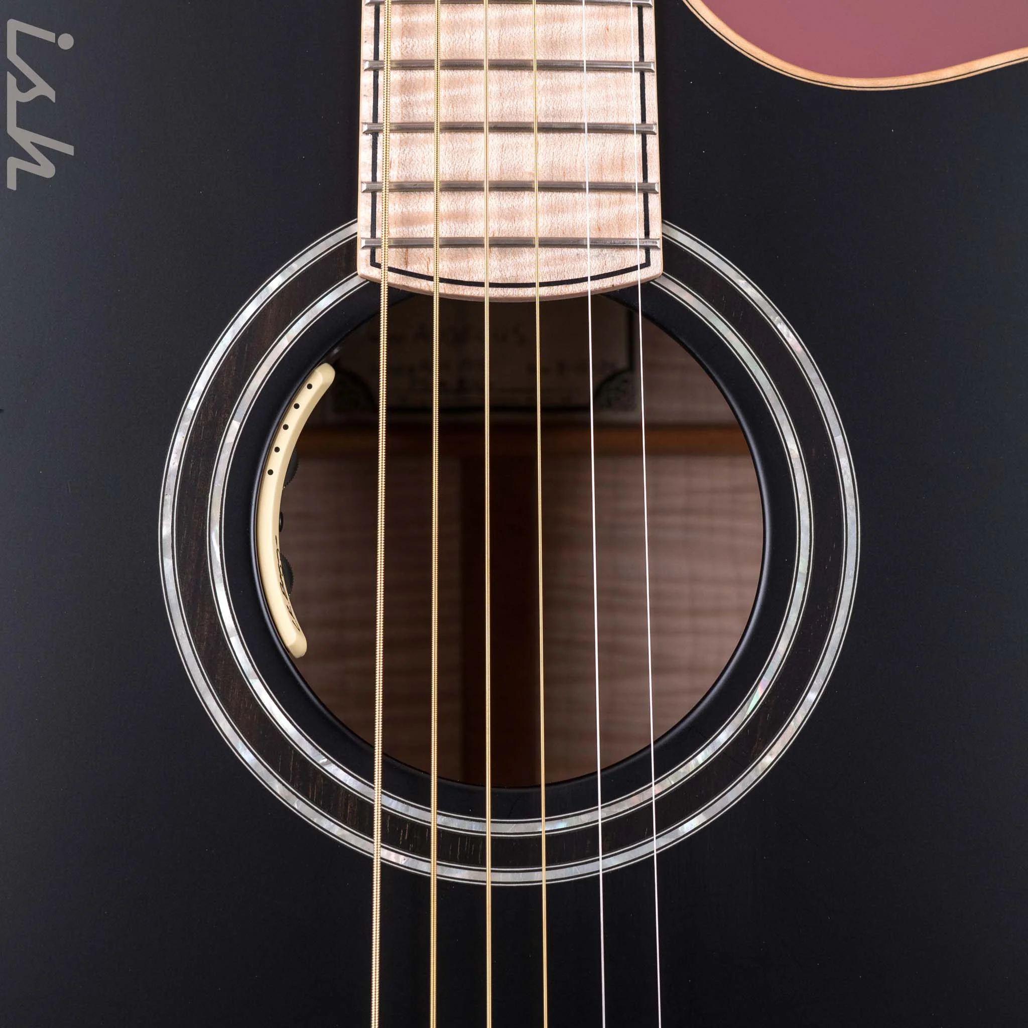 PRS Private Stock Angelus Acoustic Matte Black Back & Sides - Image 5