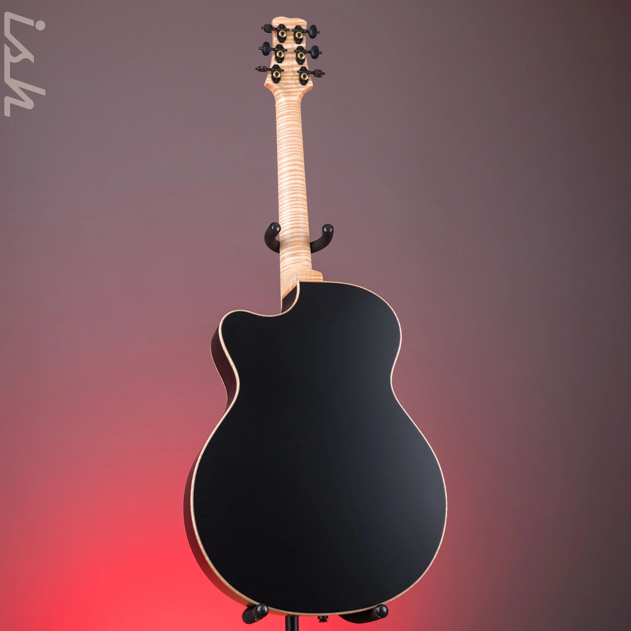 PRS Private Stock Angelus Acoustic Matte Black Back & Sides - Image 9